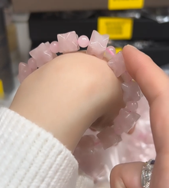 250925 - A91 粉晶梅爾卡巴手串