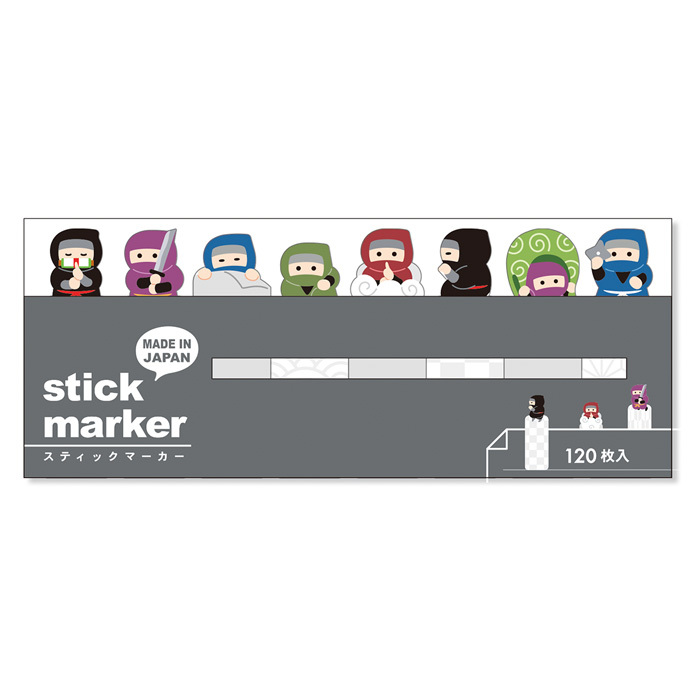 忍者 120枚索引標籤便利貼 memo｜日本 Mind Wave