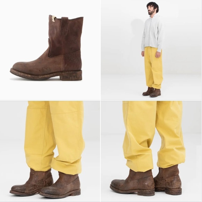 LAST PCS: VISVIM 2025 S/S WABANAKI BOOTS-FOLK - DK.BROWN PRE ORDER ITEM (預訂中)