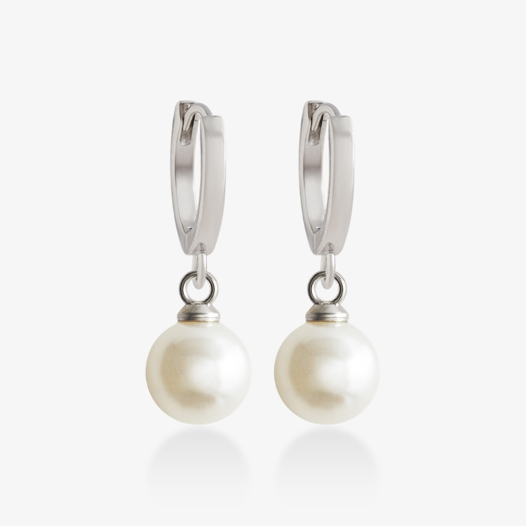 珍珠．吊飾耳環