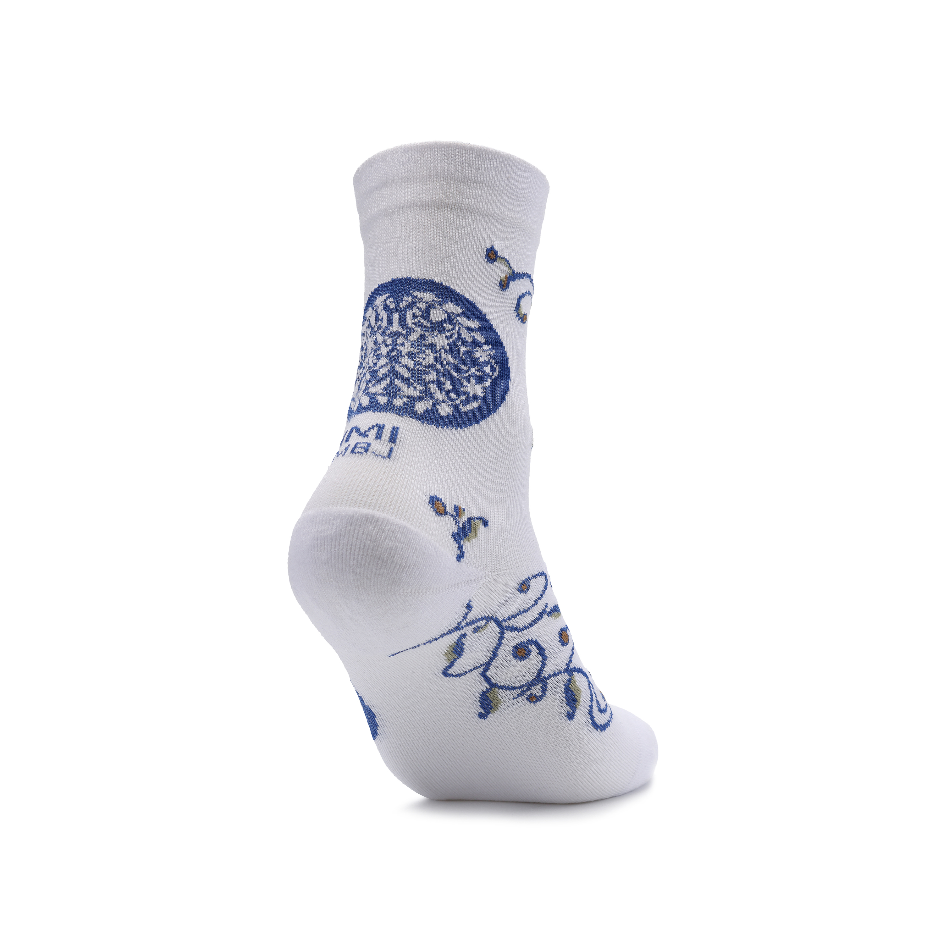 青花瓷｜北京設計師款．壓力3/4襪