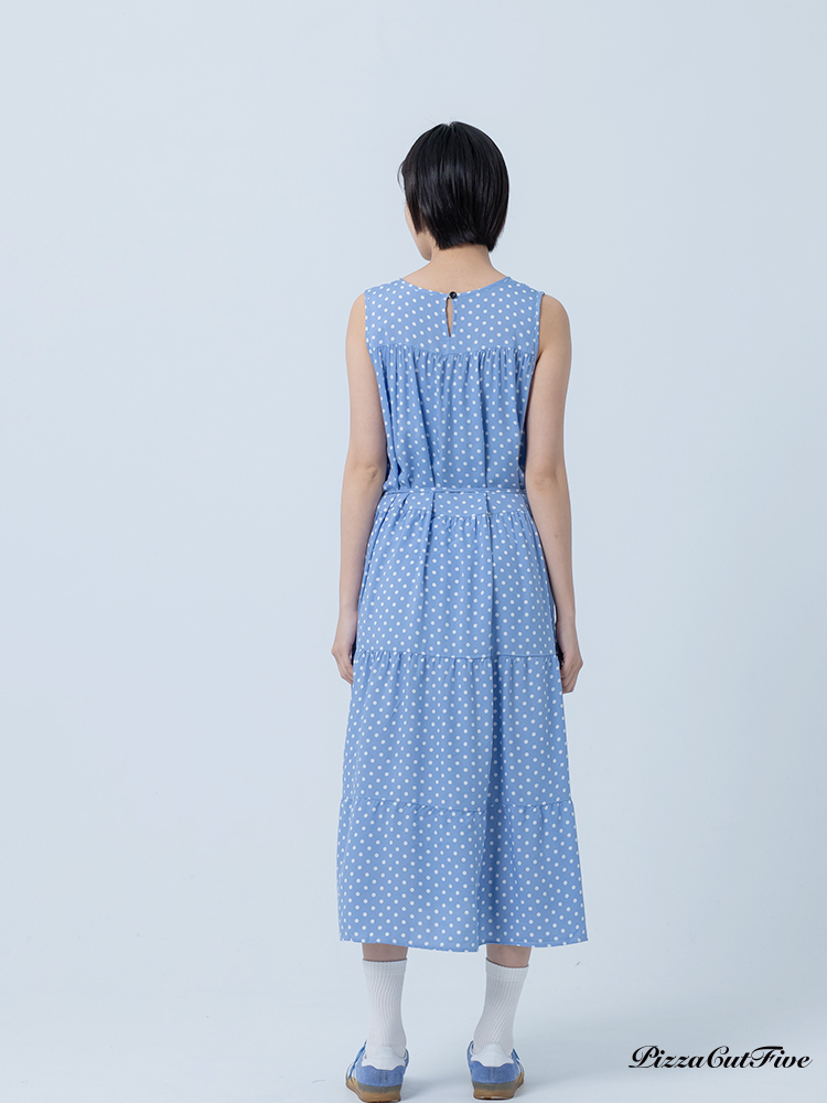 [兩件1580｜涼感洋裝]圓點蛋糕連身洋裝 PizzaCutFive PCF252486005