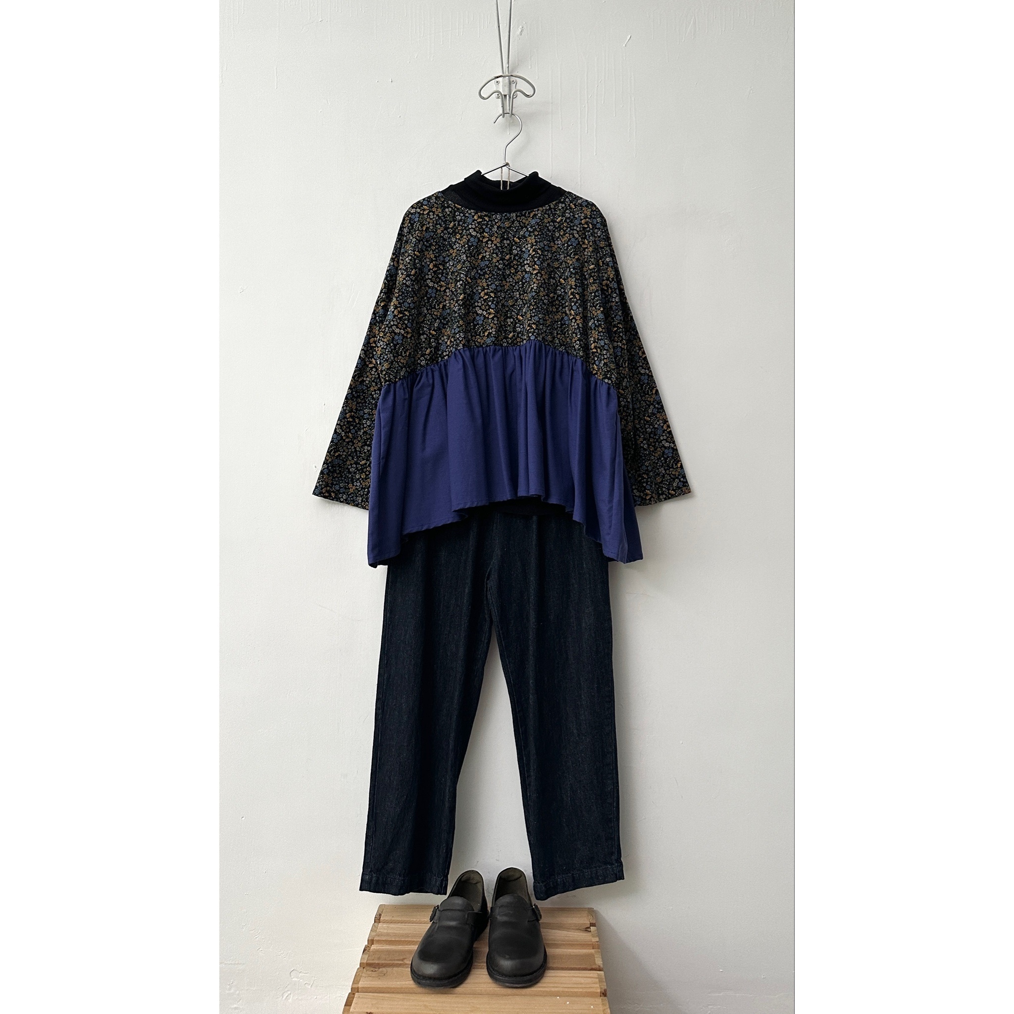 日本製拼布闊top