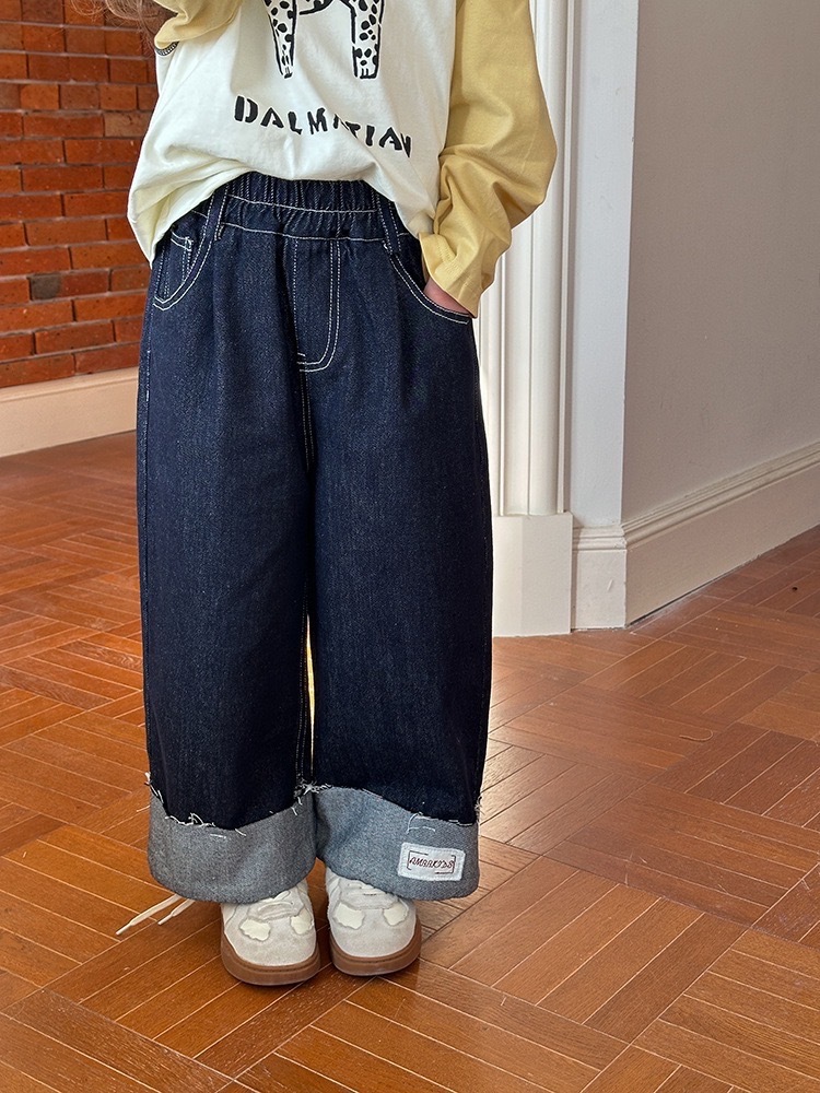 防褪色貼布牛仔褲