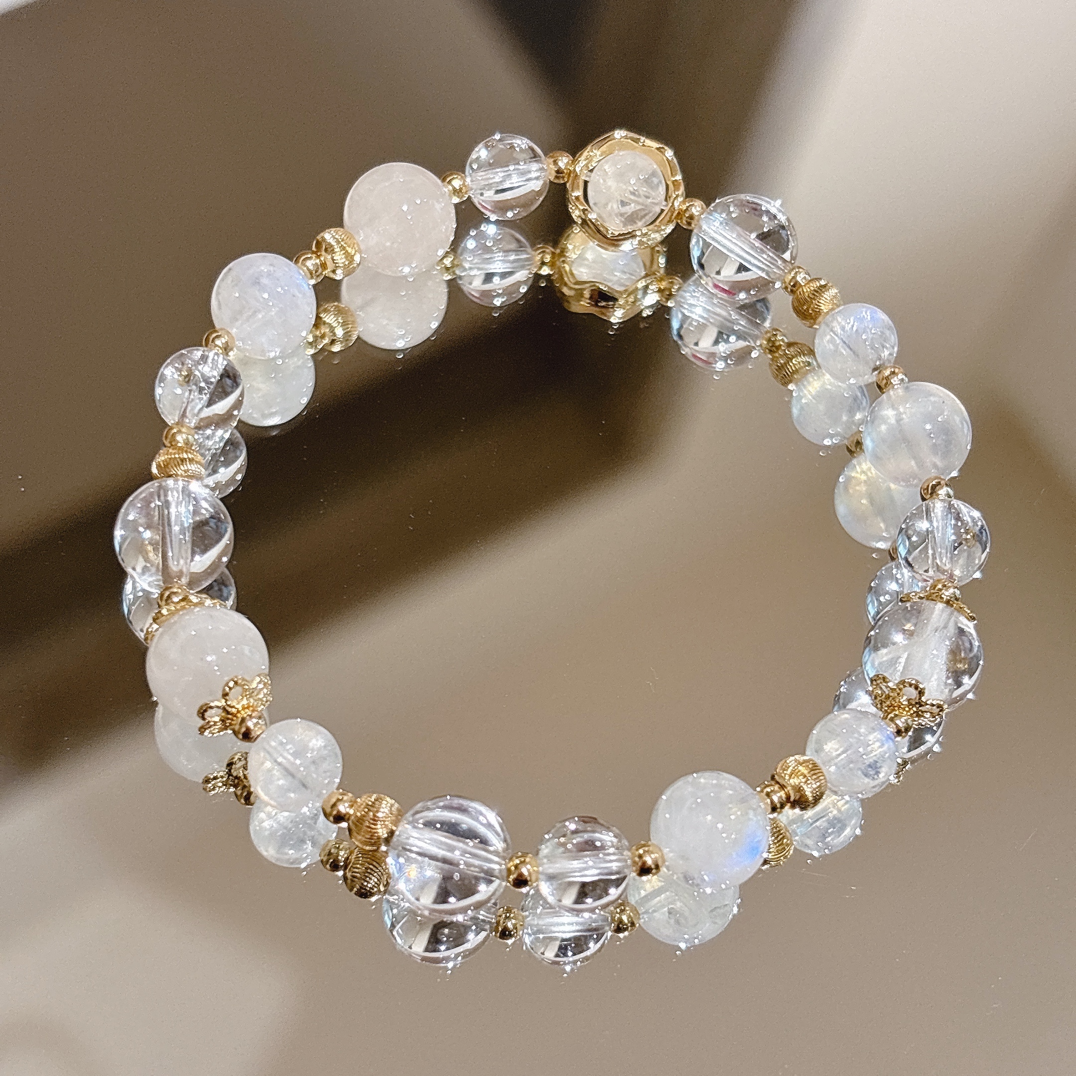 聚財增智慧防小人 | 雅典娜 | 白兔毛金字塔白幽靈《彈力繩款式》