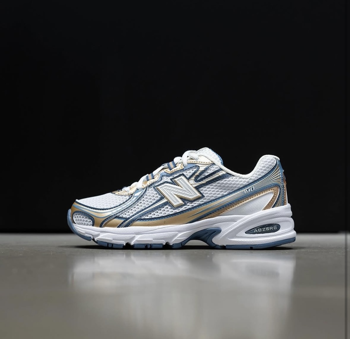 New Balance NB 740 古銅金 藍色 復古 慢跑鞋 老爹鞋 U740HB2/預購