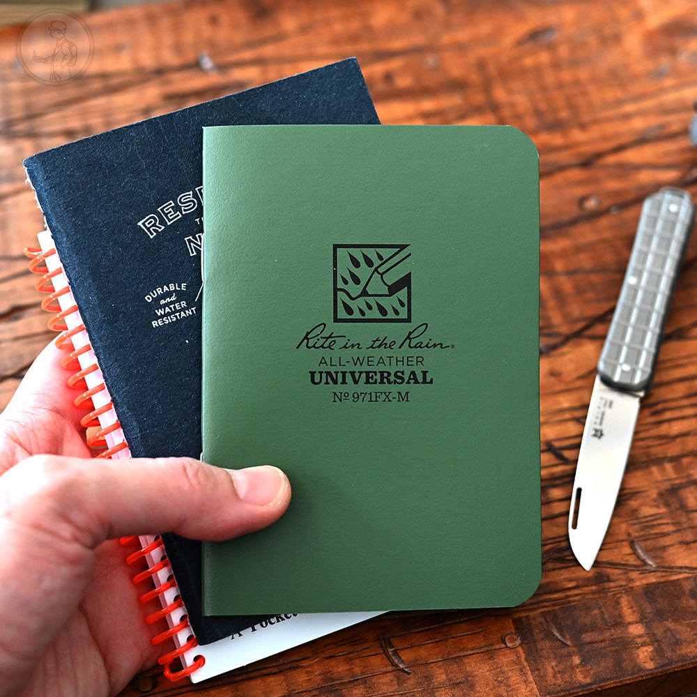 Rite in the Rain 雨中書寫 防水筆記本：護照大小