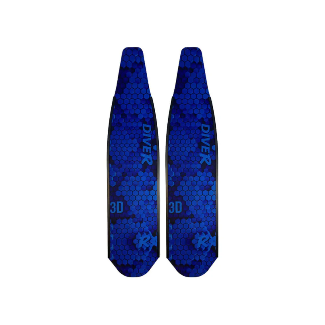 ▲DiveR 全碳纖維長蛙板-3D蜂巢