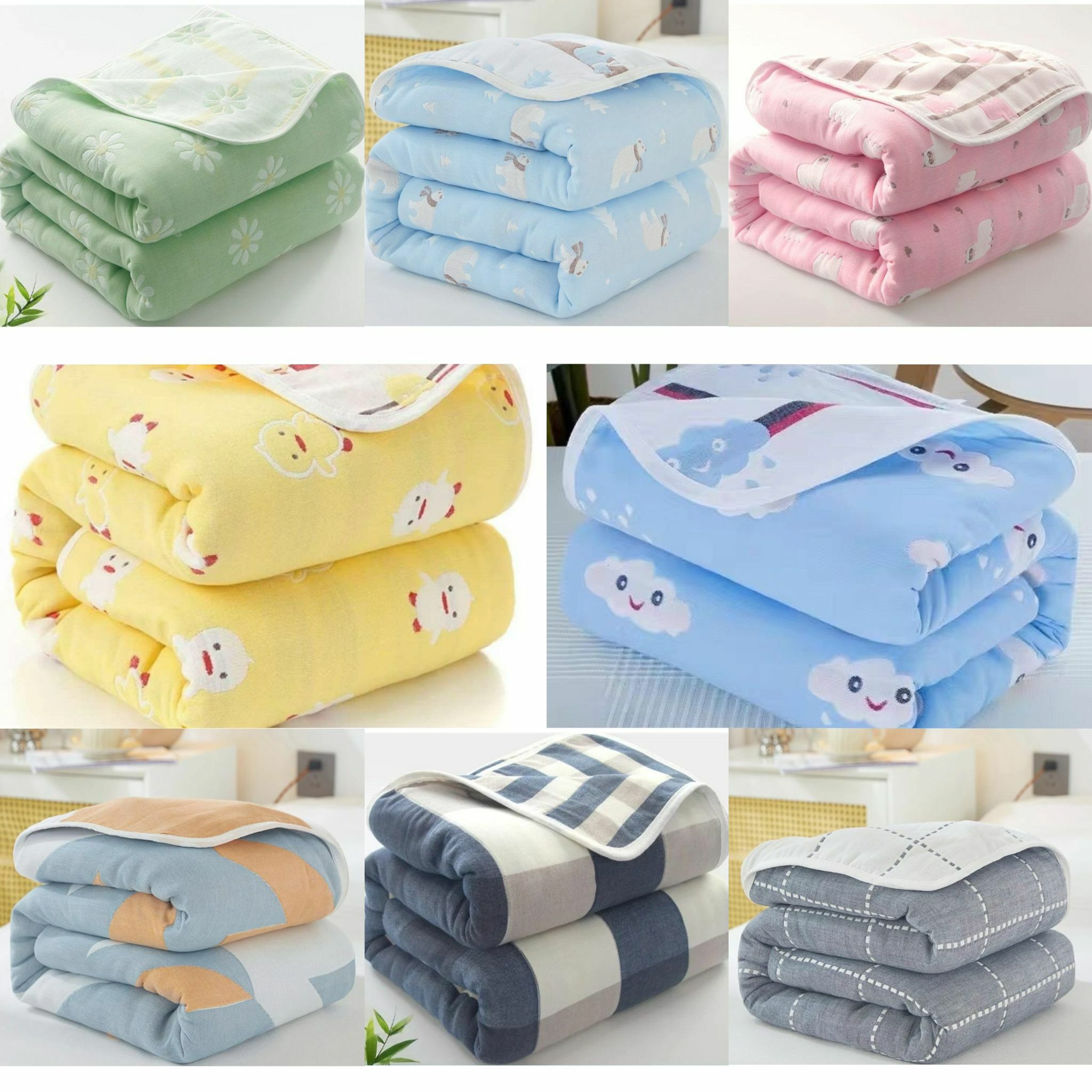 Six Layer Muslin Cotton Quilt