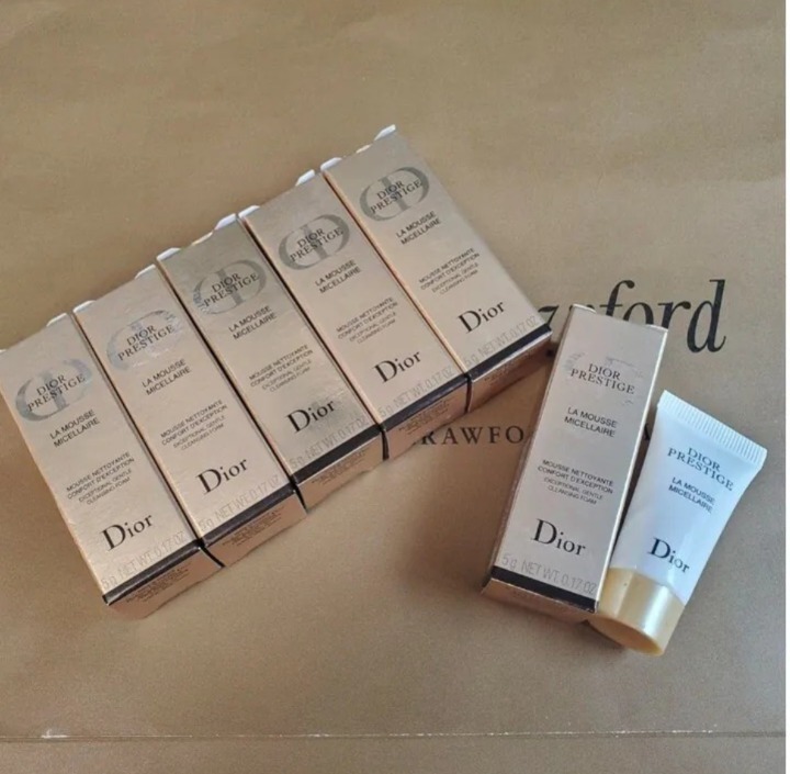 Dior Prestige la mousse cleansing foam 玫瑰花蜜淨肌泡沫潔面膏 洗面5ML｜免稅貨