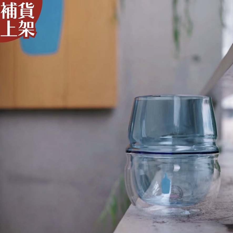 【24H出貨】𝗕𝗹𝘂𝗲 𝗕𝗼𝘁𝘁𝗹𝗲 福岡天神限定雙層漸層懸浮杯