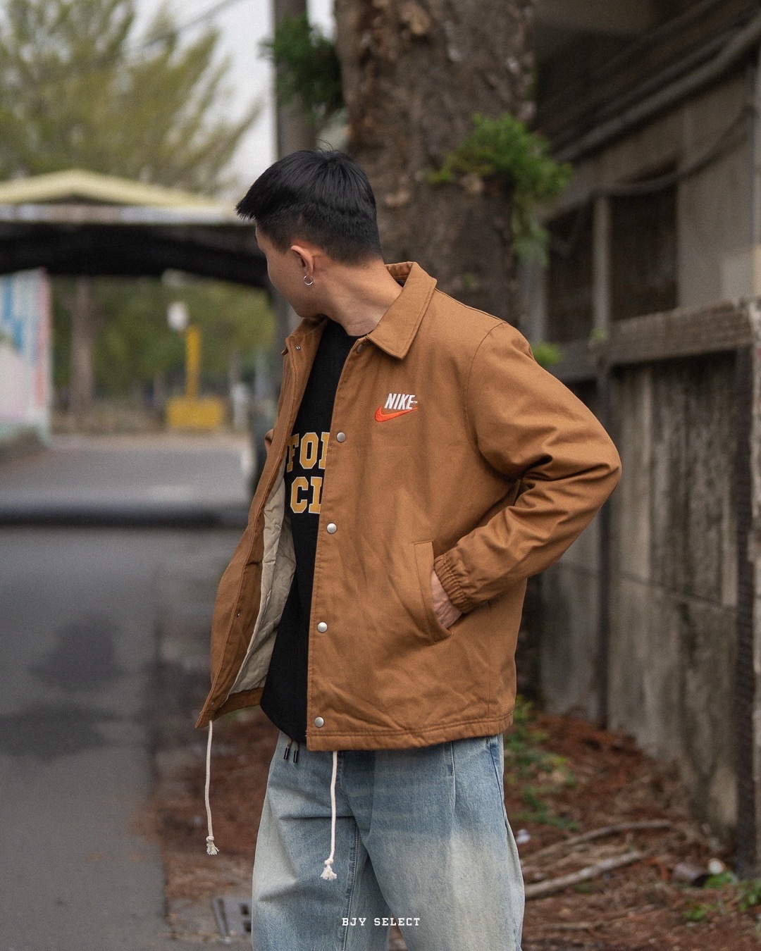 #現貨 Nike Harrington Coach Jacket 抽繩 鋪棉 教練外套 FD9903-258 卡其