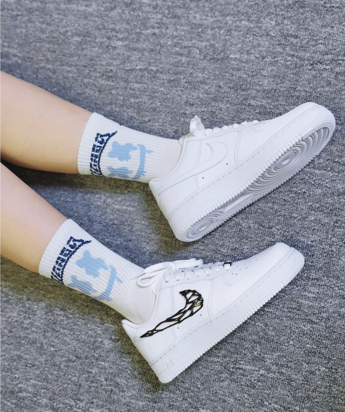 NIKE AIR FORCE 1 'Liquid Metal' 液態 金屬 猛毒 毒液 女鞋 【IF1686-101】