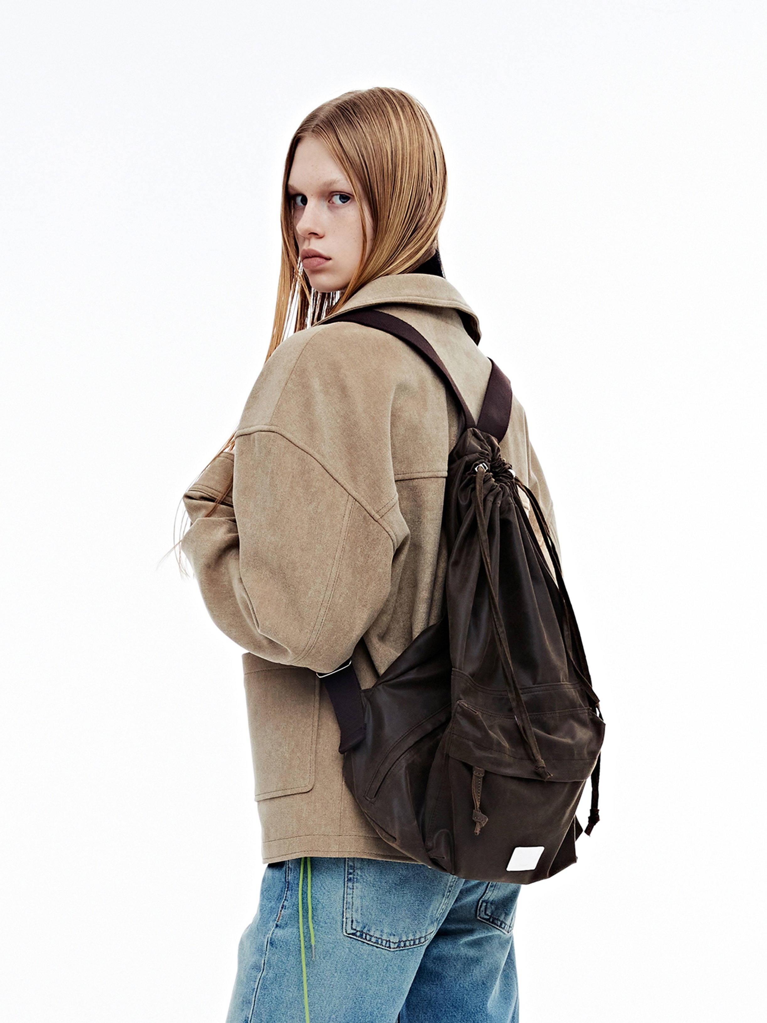 FENNEC VINTAGE DRAWSTRING BACKPACK