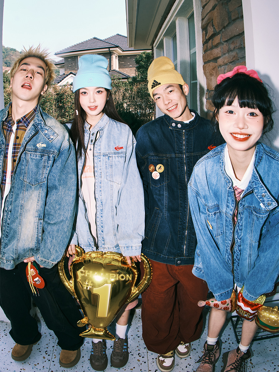 LEMANISM 美式 機車領 牛仔外套