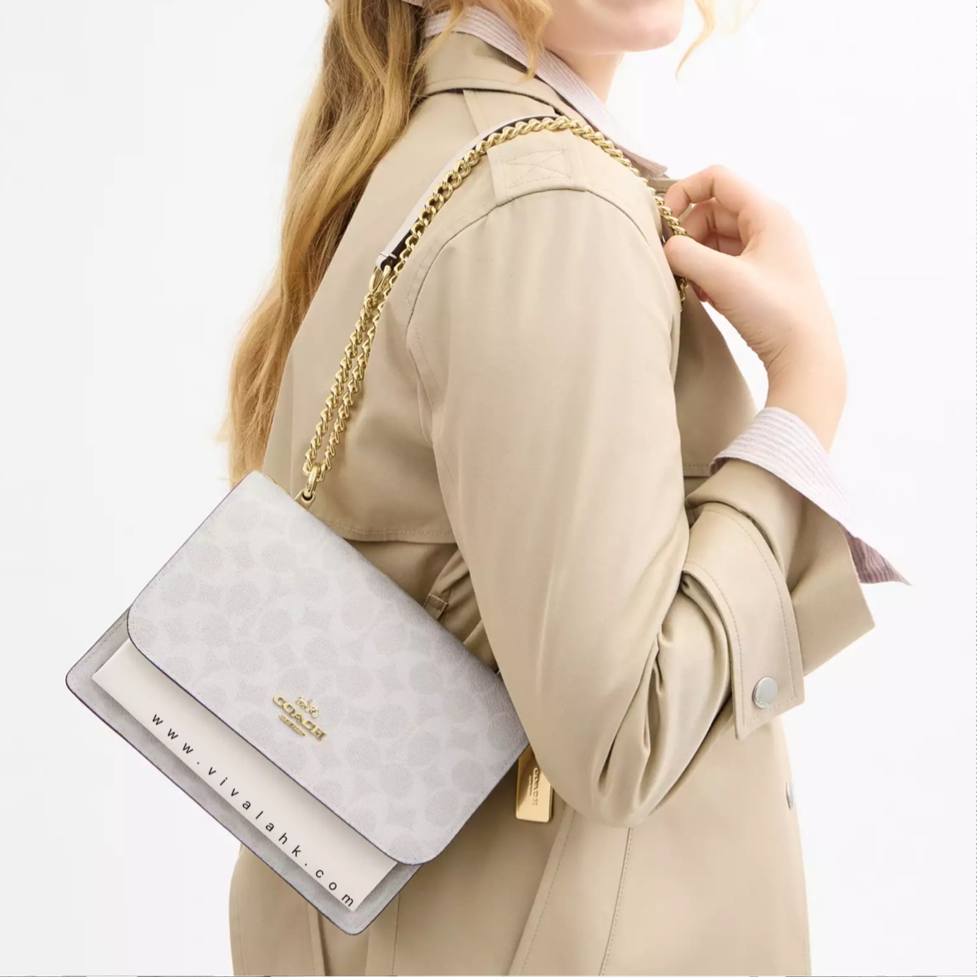 Coach - Klare 單肩/斜孭多用袋 (C字暗花) (CAL29)