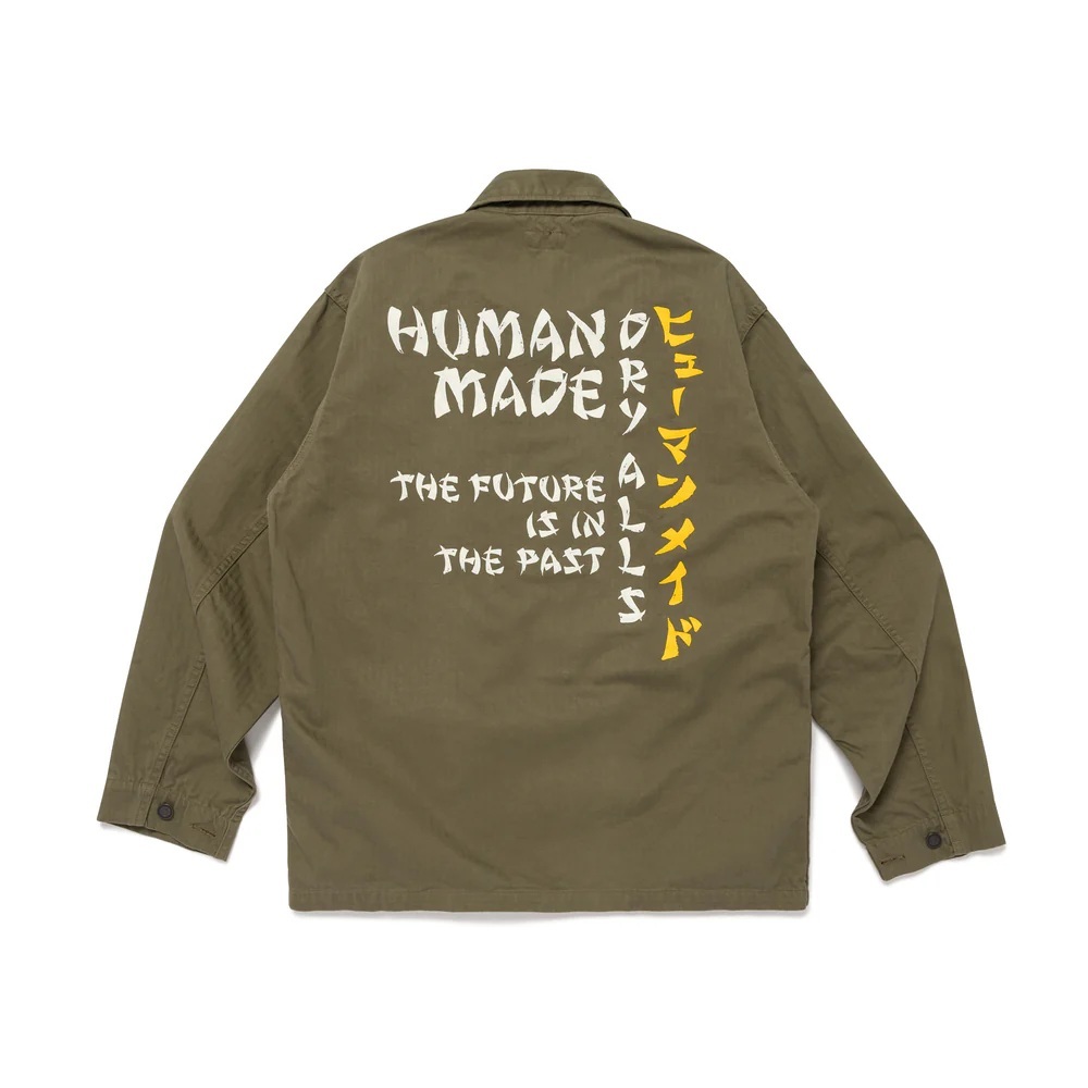 RE-STOCK: HUMAN MADE 2025 MILITARY SHIRT L/S - PRE ORDER ITEM (預訂中)