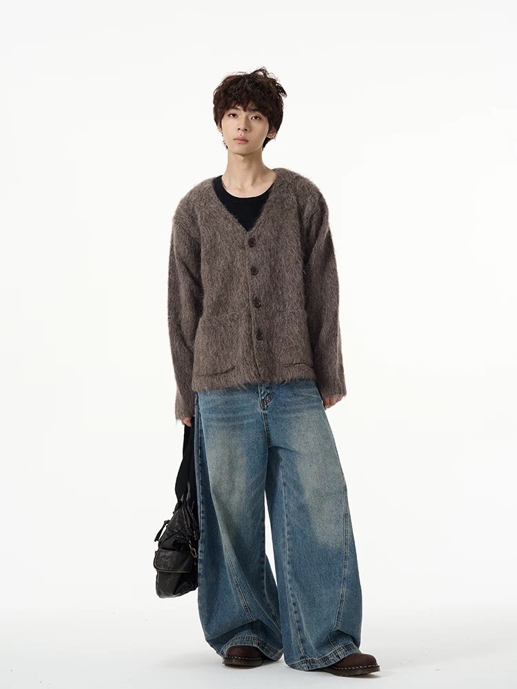 【現貨】ACR 流線剪裁 街頭 彎刀 單寧 牛仔褲