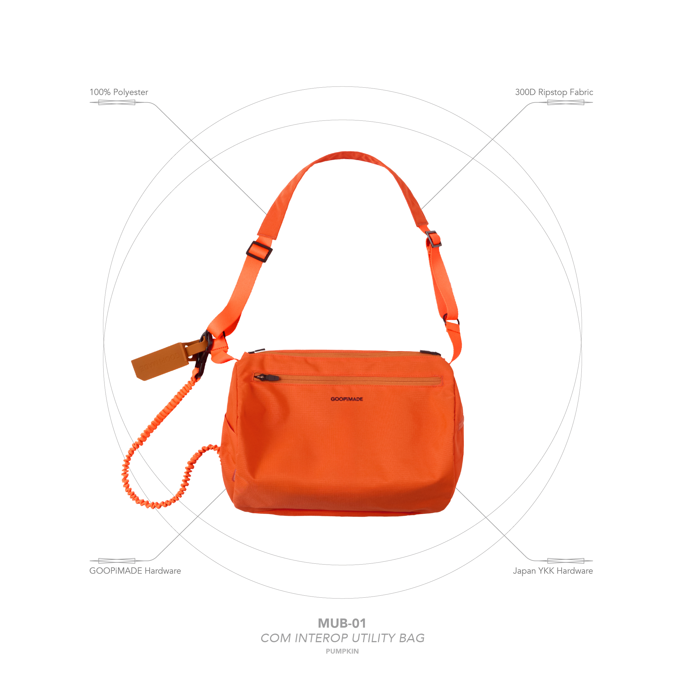 MUB-01” COM Interop Utility Bag - Pumpkin