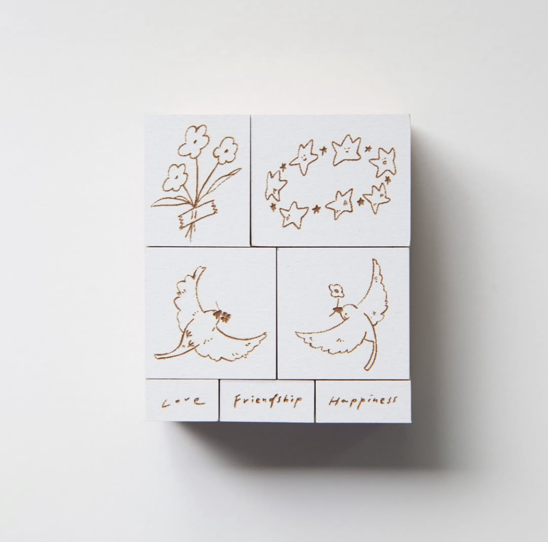 滿地｜「送幸福」印章組 七入組