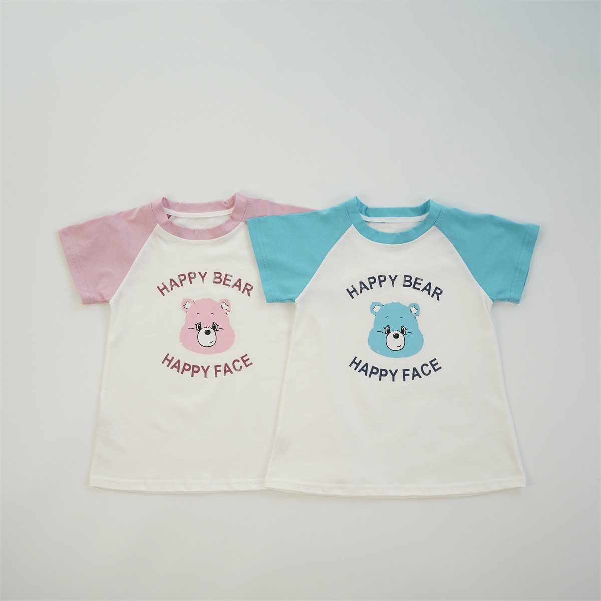 大臉熊撞色洋裝