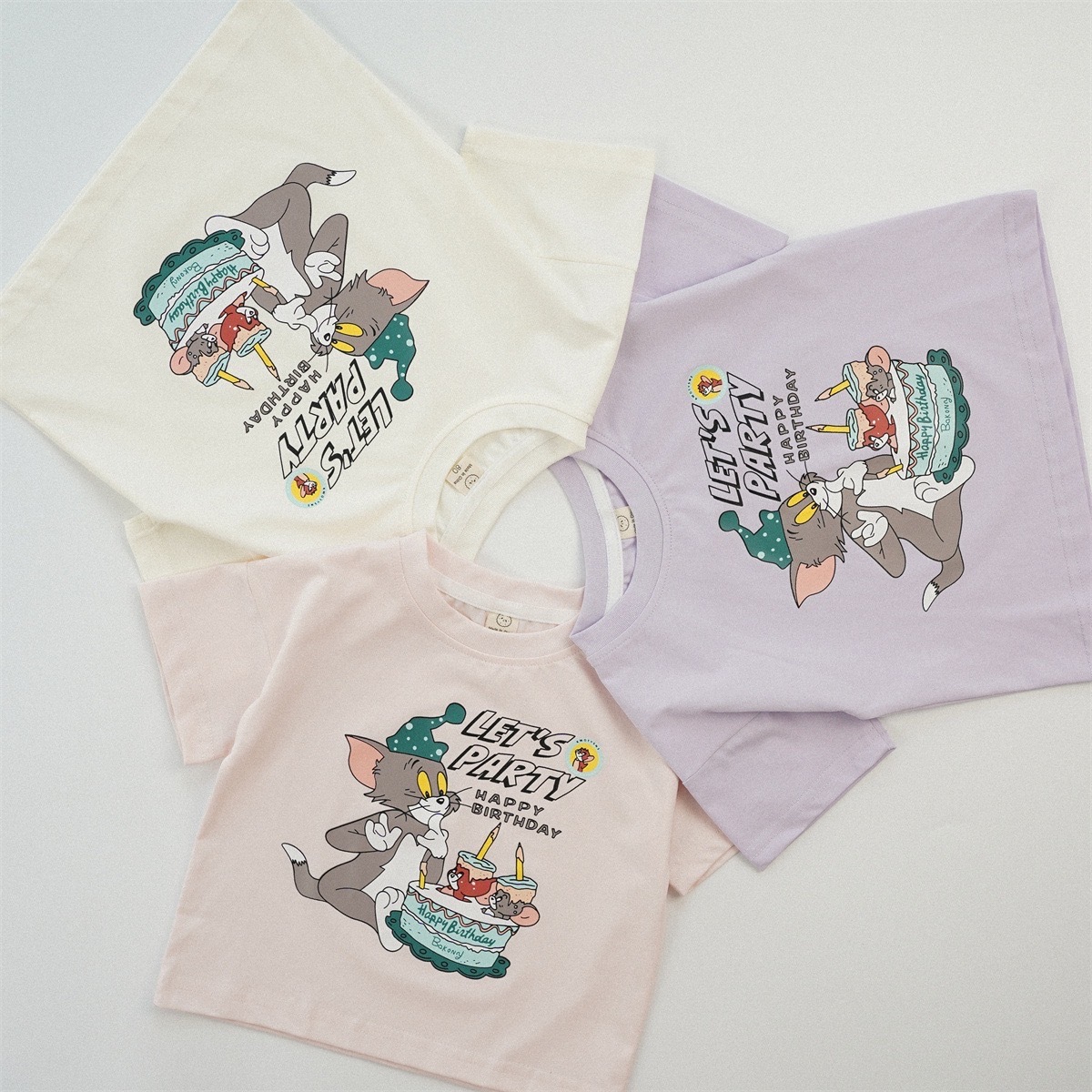 親子裝_貓貓鼠鼠生日上衣