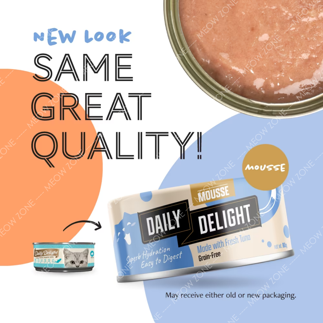 Daily Delight Mousee 營養慕絲主食罐 80g - 吞拿魚