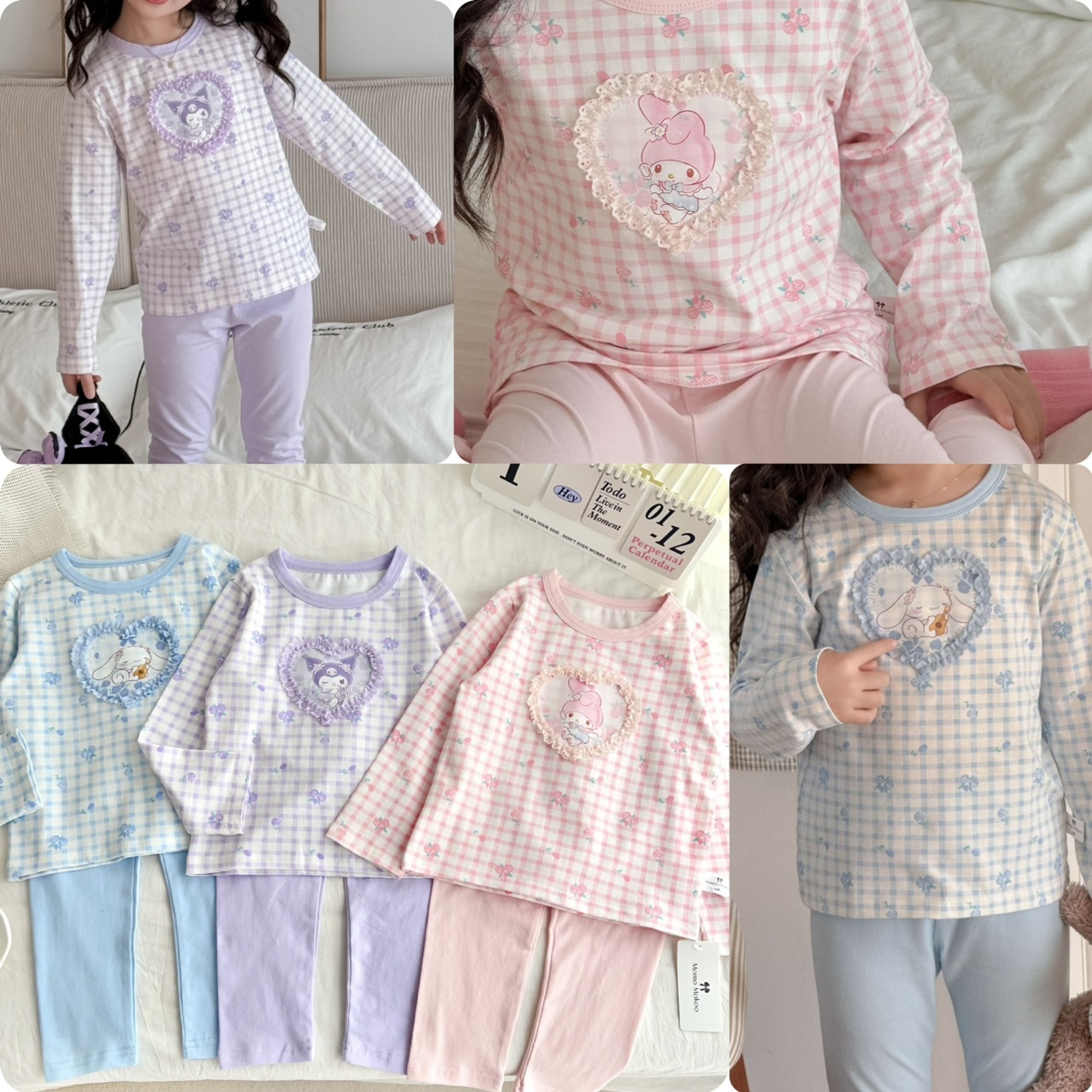 兒童san*rio 角色家居服套裝 -2500381