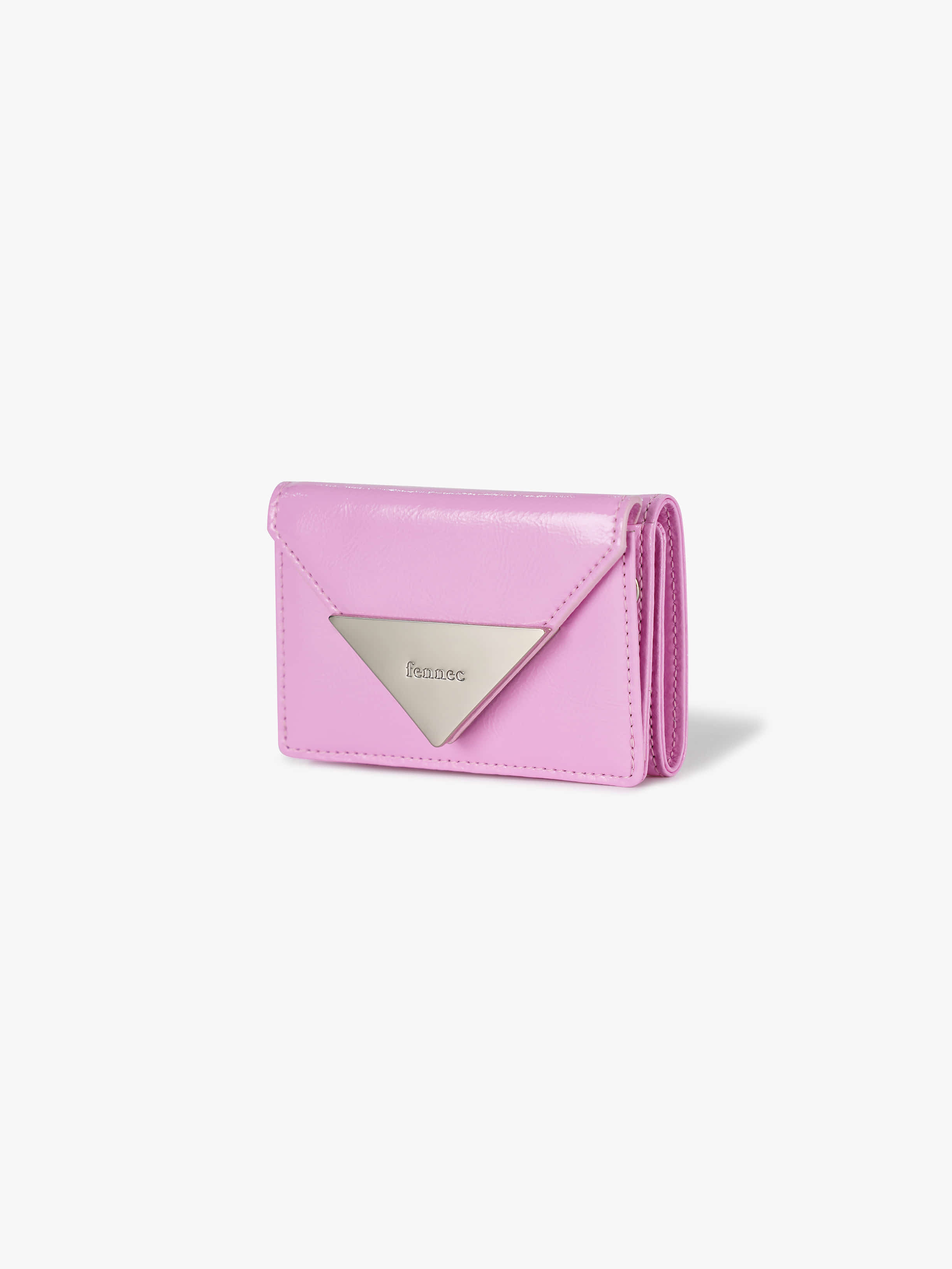 ★Fennec★ CRINKLE TRIANGLE TRIPLE WALLET CANDY BLUE FM2PK0 CRINKLE TRIANGLE TRIPLE WALLET - CANDY BLUE - Fennec