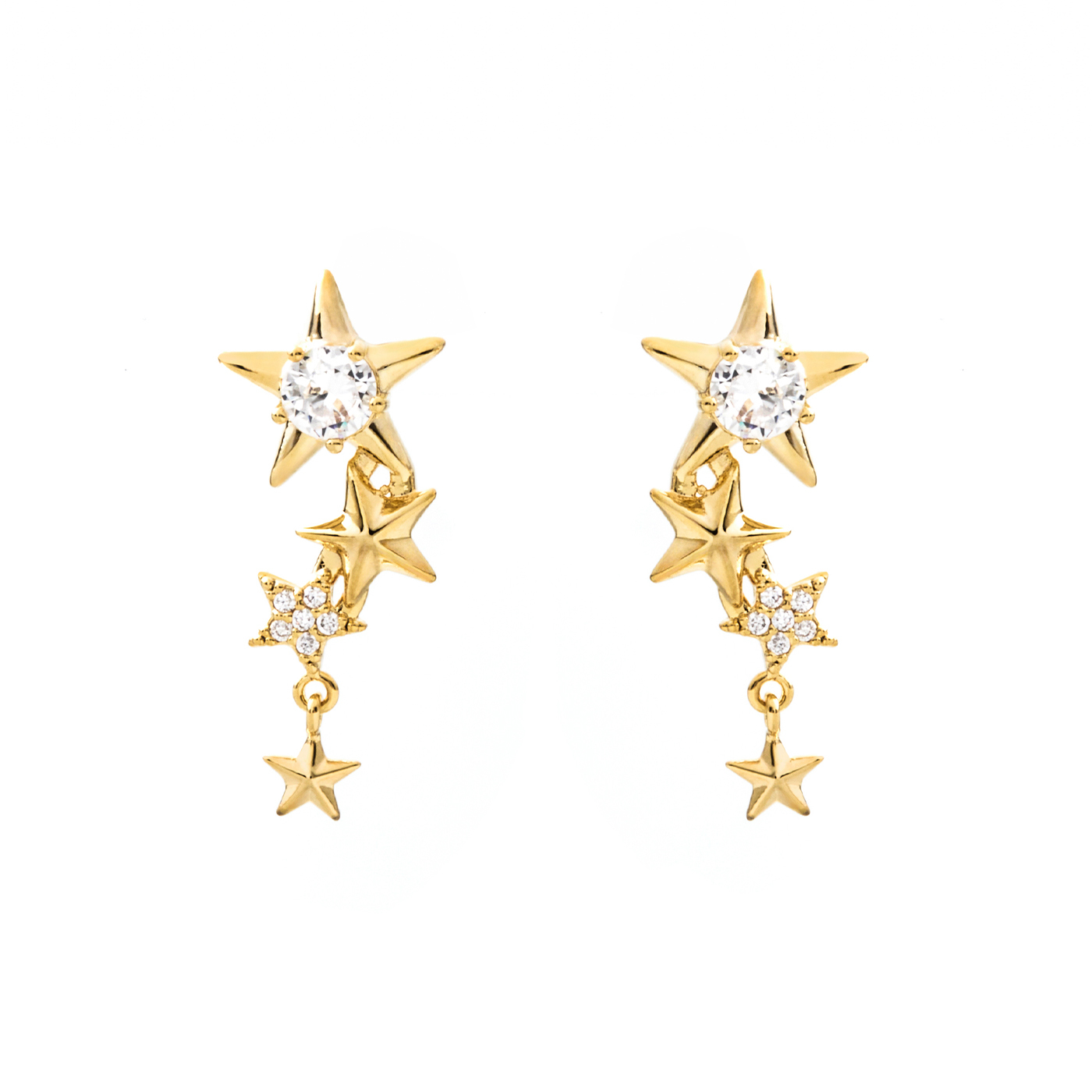 平價飾品,星星,月亮,耳環