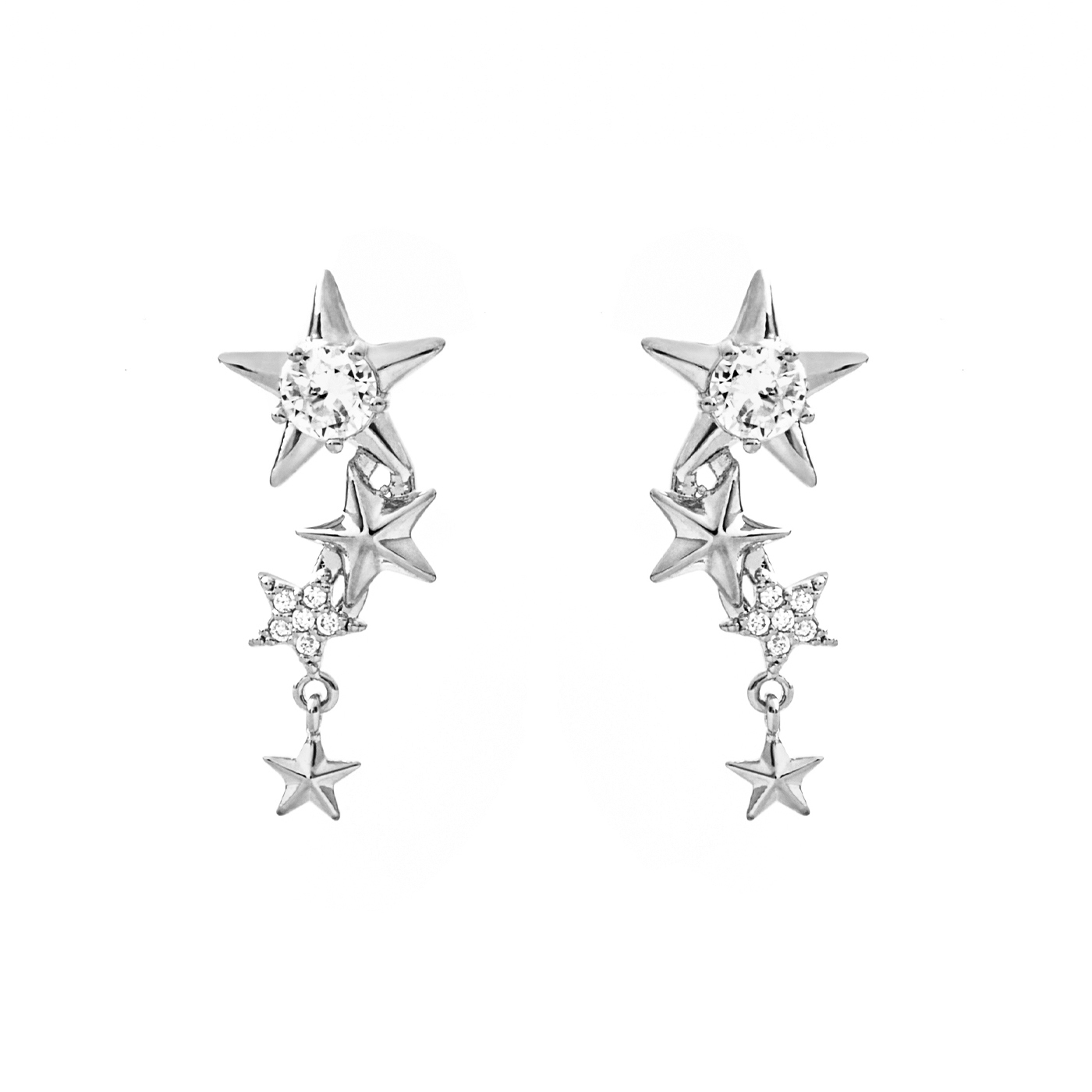 平價飾品,星星,月亮,耳環