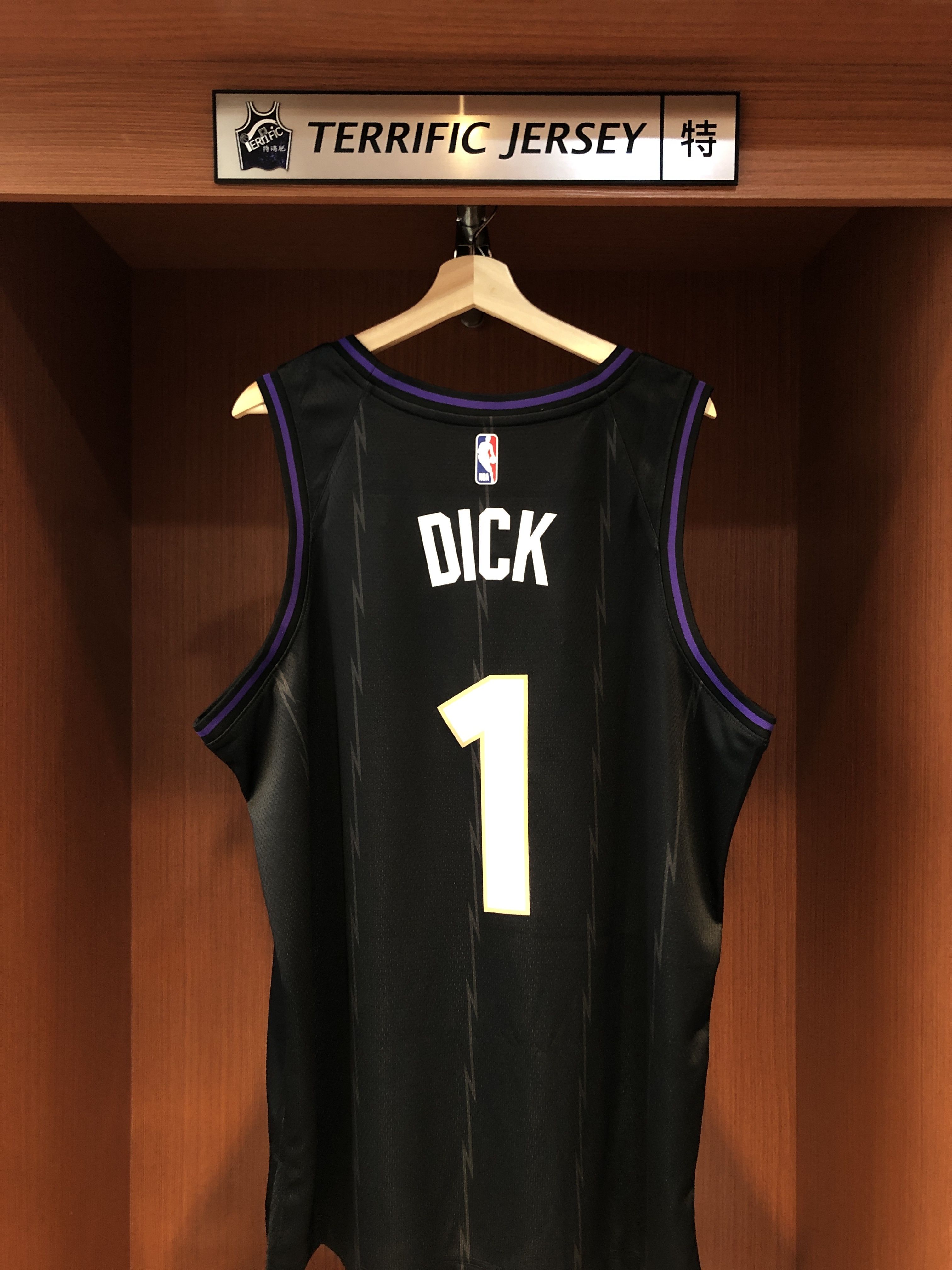 NBA球衣 Gradey Dick 多倫多暴龍城市 City Nike Swingman 球迷版 熱轉印 含贊助商標 全新