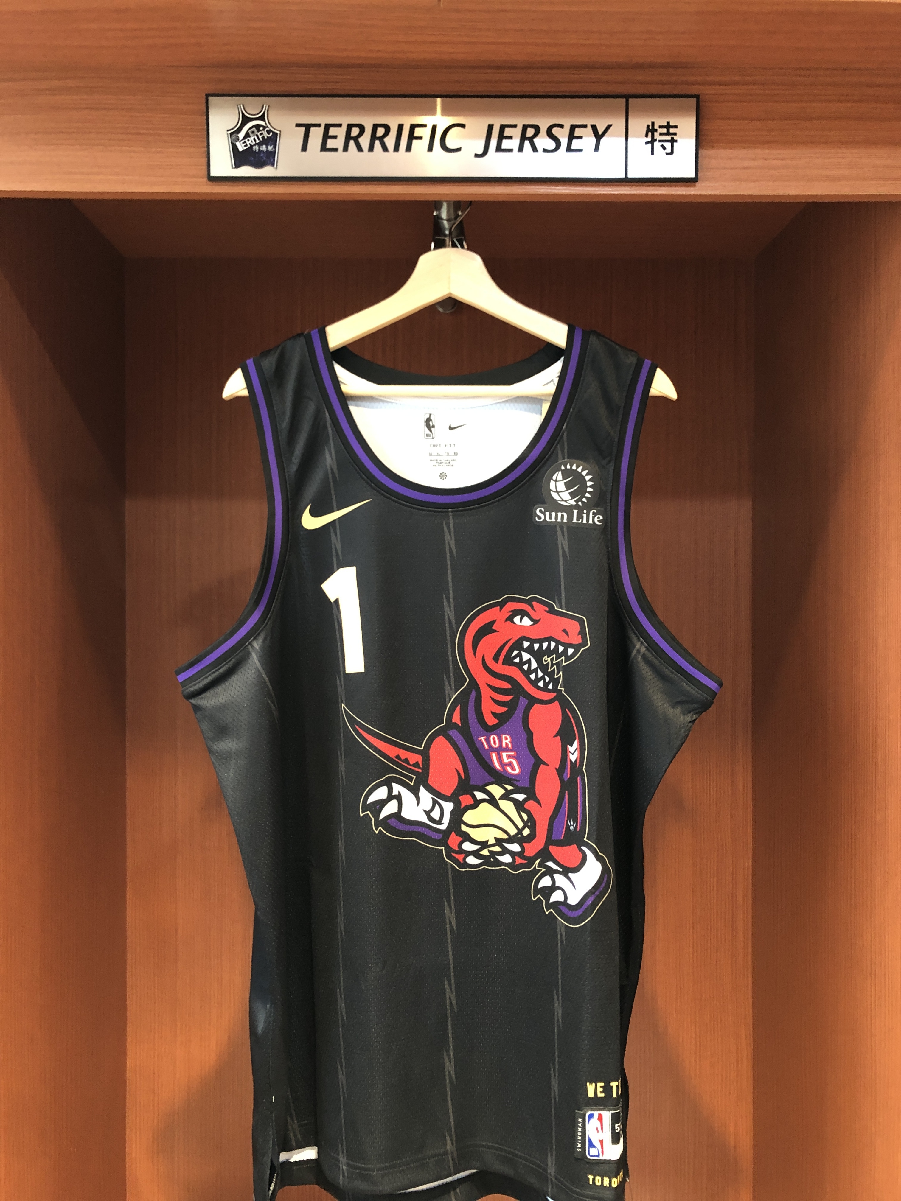 NBA球衣 Gradey Dick 多倫多暴龍城市 City Nike Swingman 球迷版 熱轉印 含贊助商標 全新