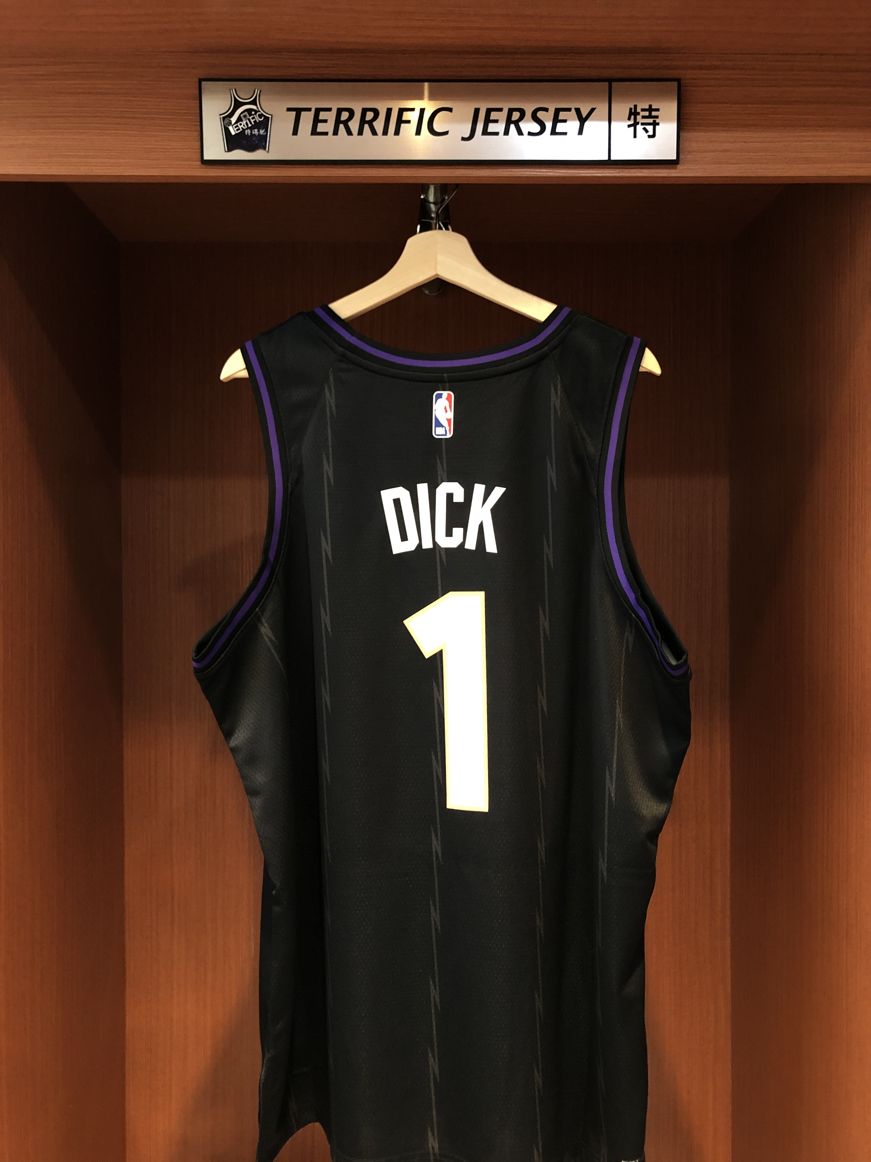 NBA球衣 Gradey Dick 多倫多暴龍城市 City Nike Swingman 球迷版 熱轉印 全新