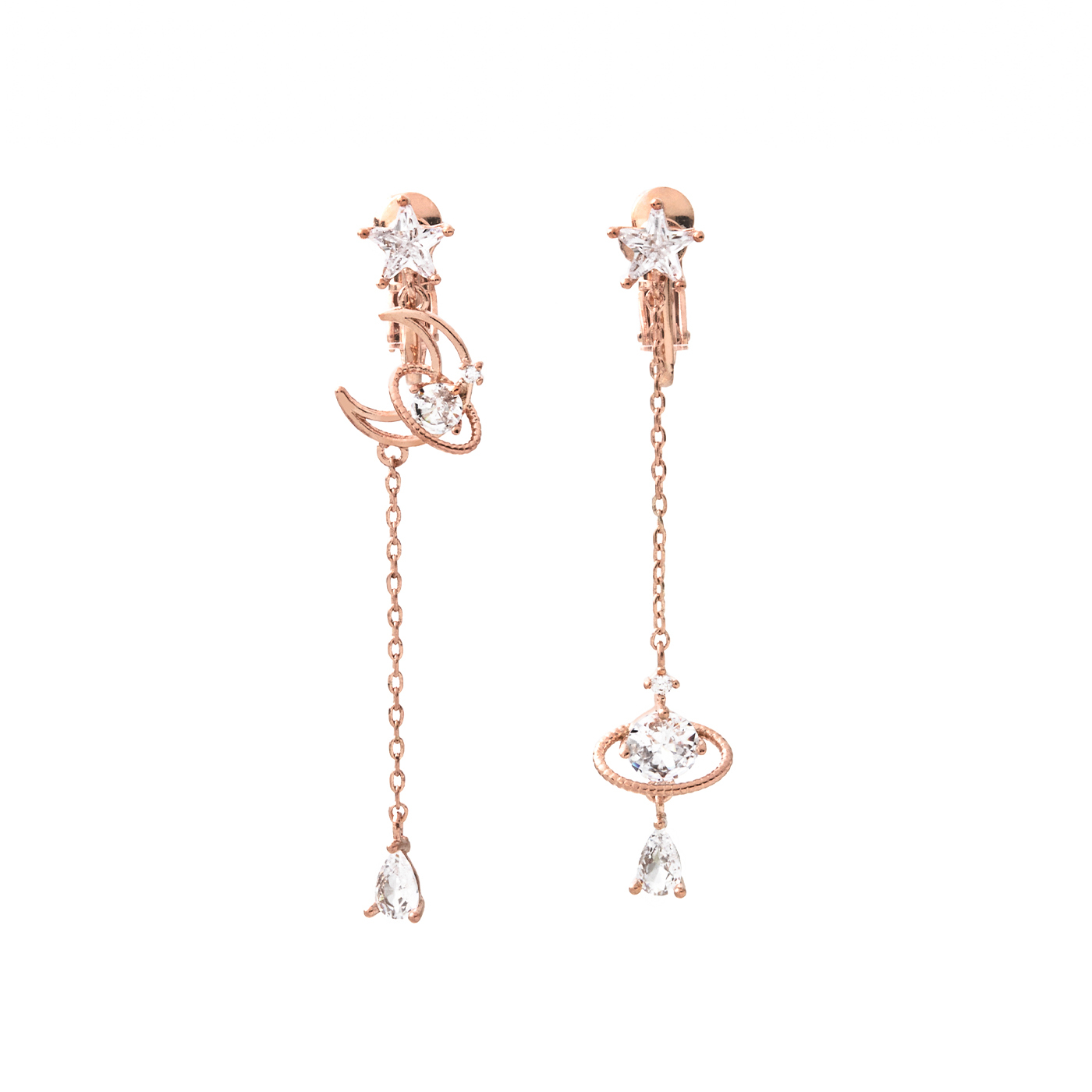 平價飾品,星星,月亮,耳環