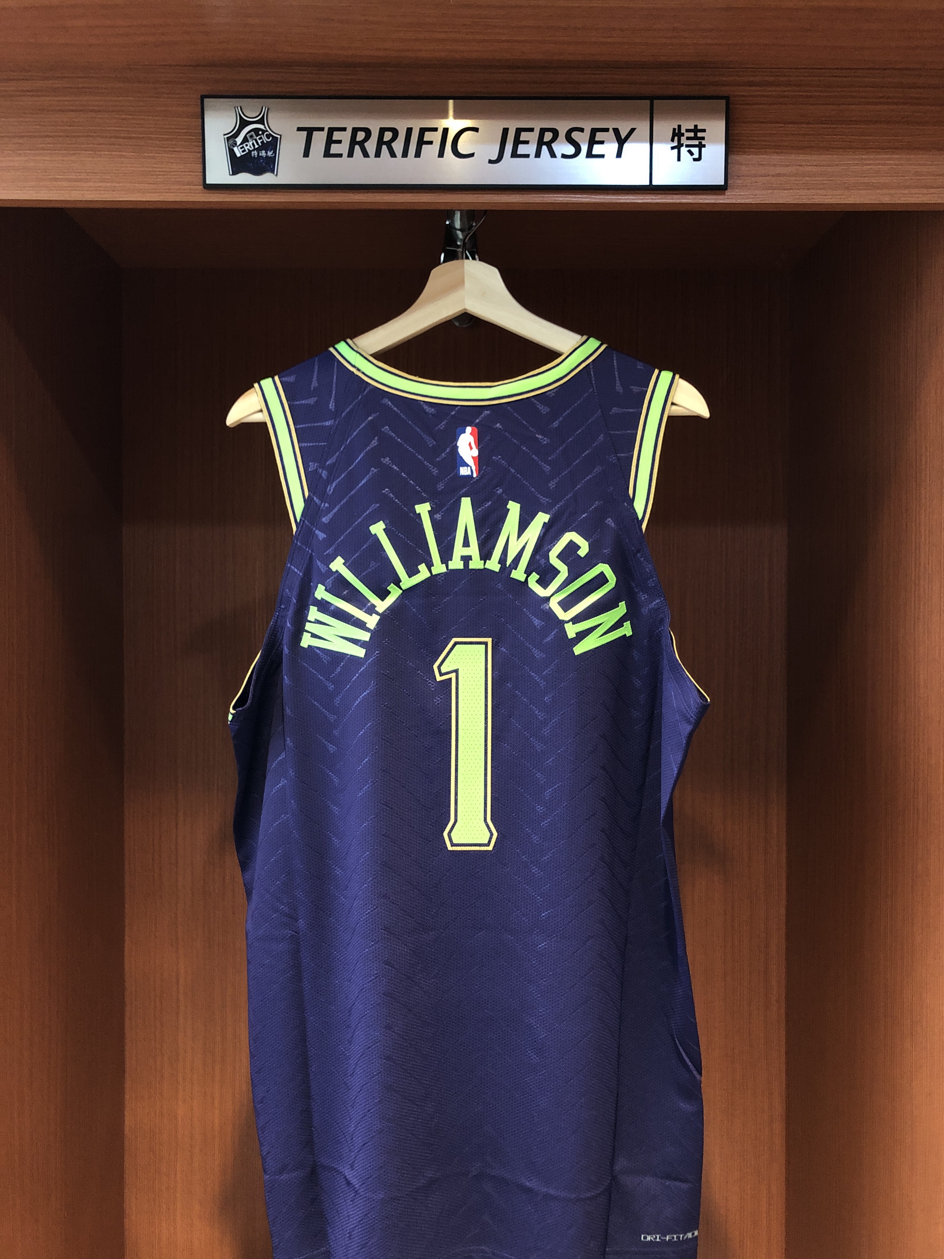 NBA球衣 Zion Williamson 紐奧良鵜鶘城市 City Nike Authentic 球員版 電繡 全新