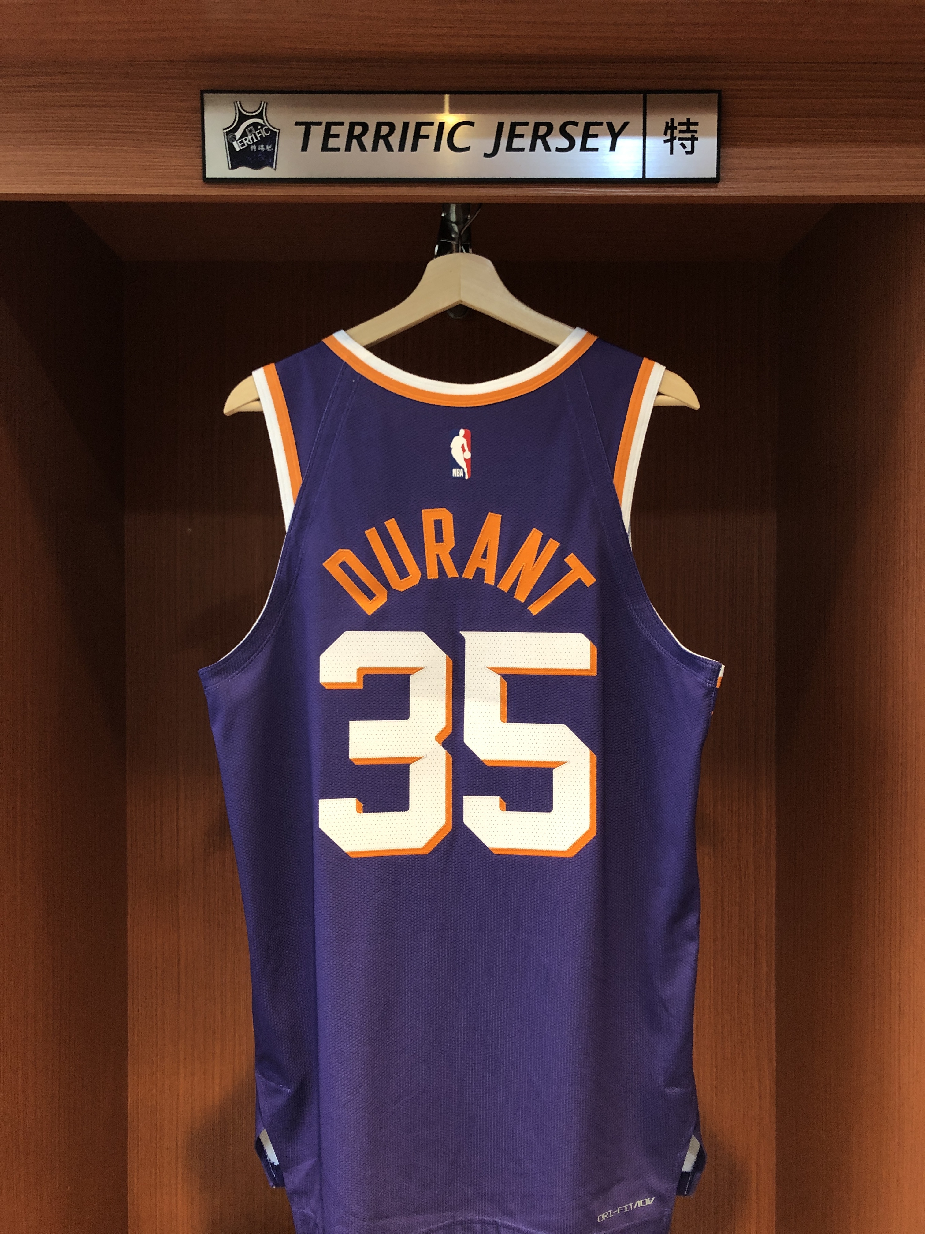 NBA球衣 Kevin Durant 鳳凰城太陽紫 Icon Nike Authentic 球員版 電繡 全新