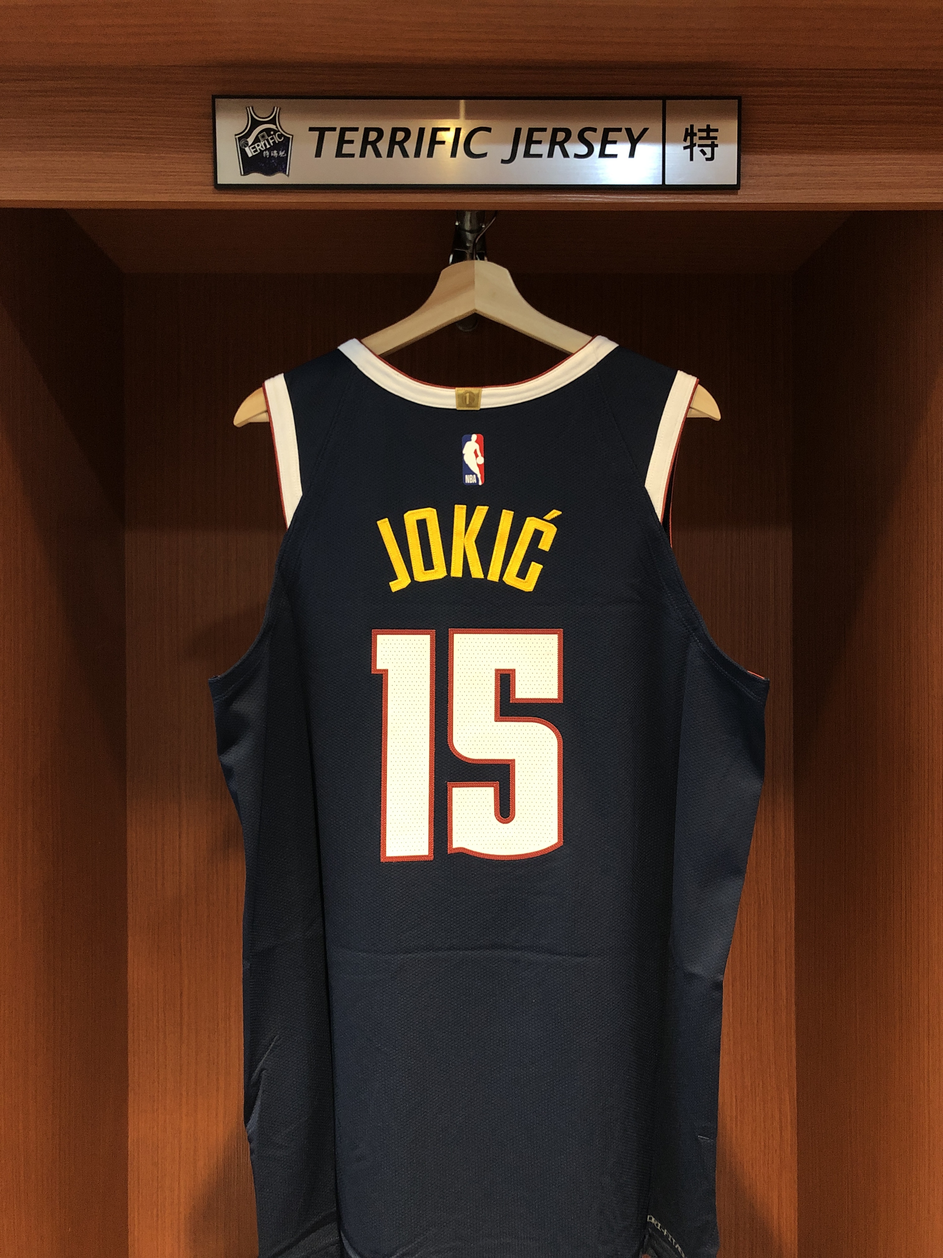 NBA球衣 Nikola Jokic 丹佛金塊深藍 Icon Nike Authentic 球員版 電繡 全新