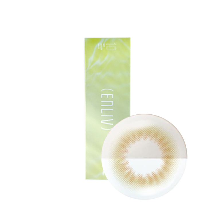 恩莉芙矽水膠彩色日拋(10片)沁漾綠