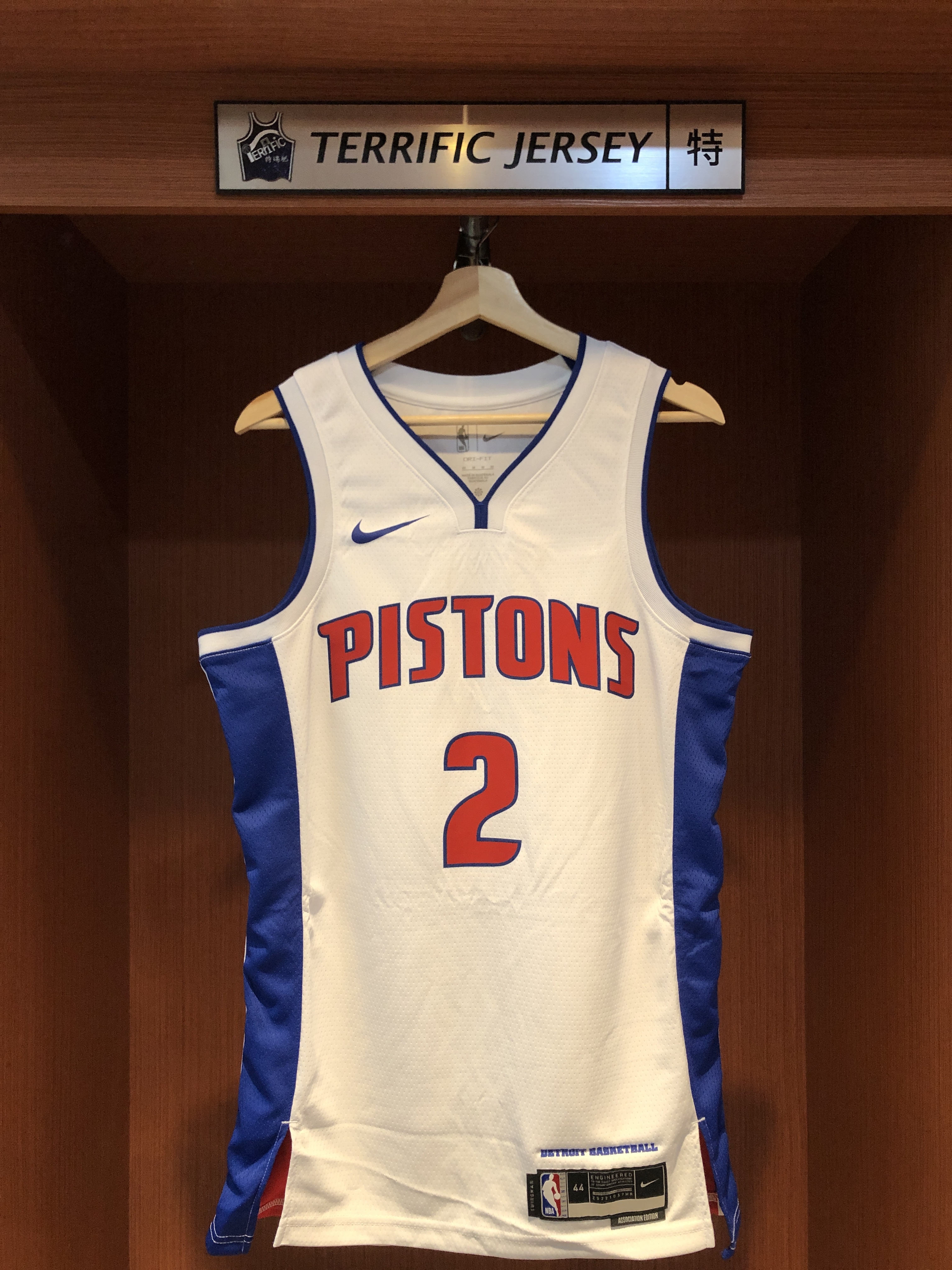 NBA球衣 Cade Cunningham 底特律活塞白 Association Nike Swingman 球迷版 熱轉印 全新