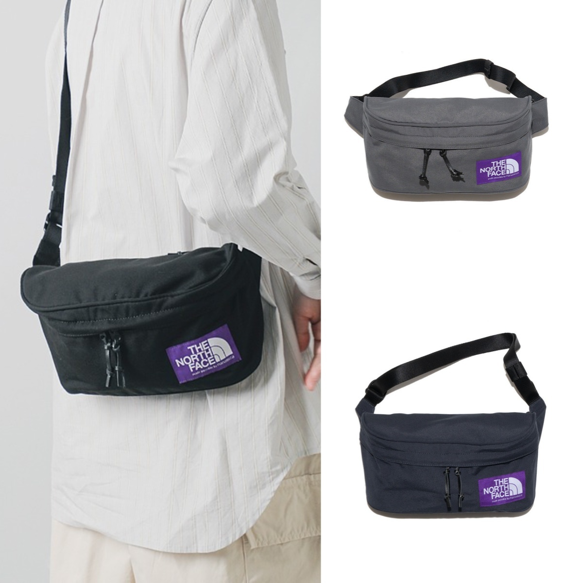 預購┃TNF 紫標 Field Funny Pack 帆布 腰包 側背包