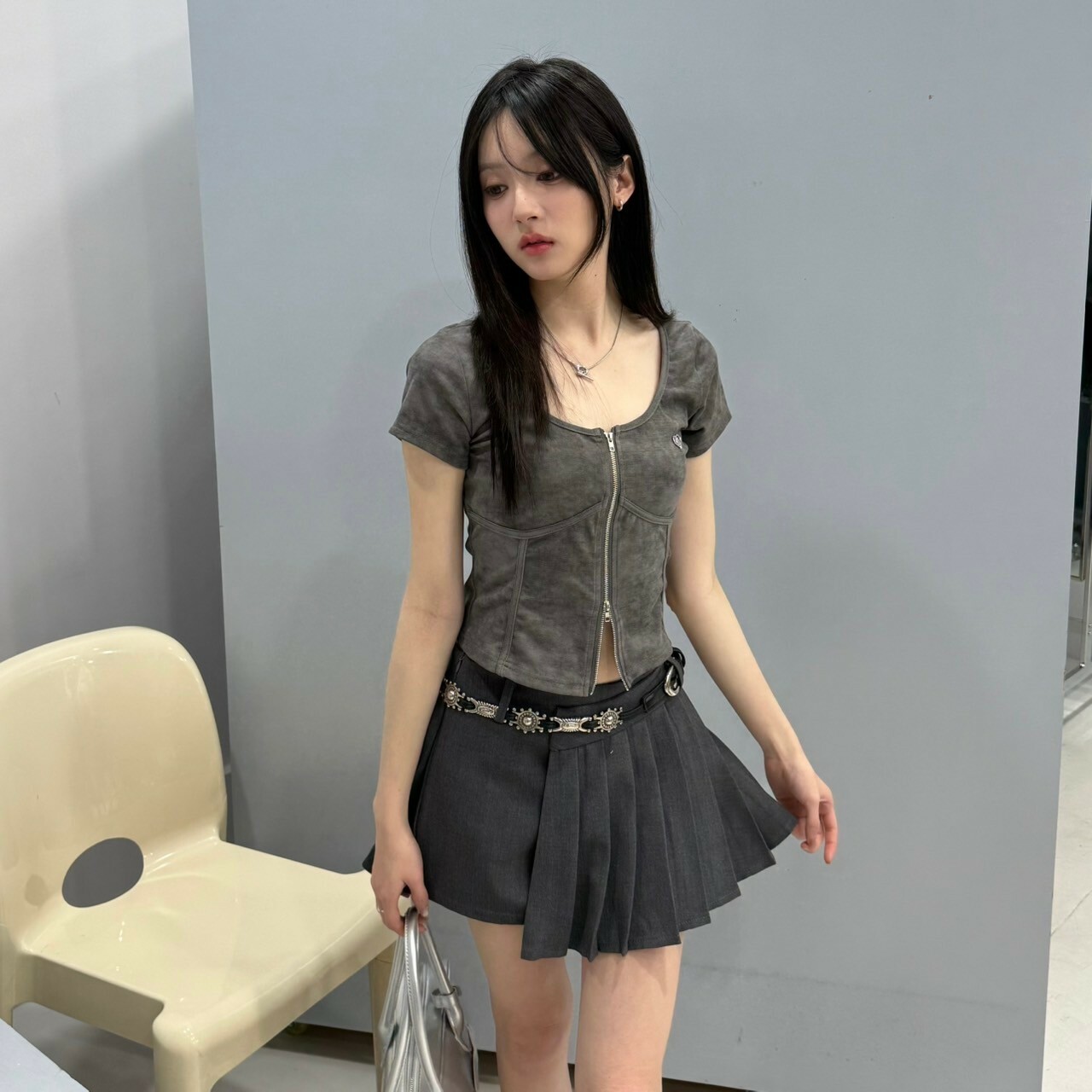 mmb紮染設計感金屬標品牌上衣