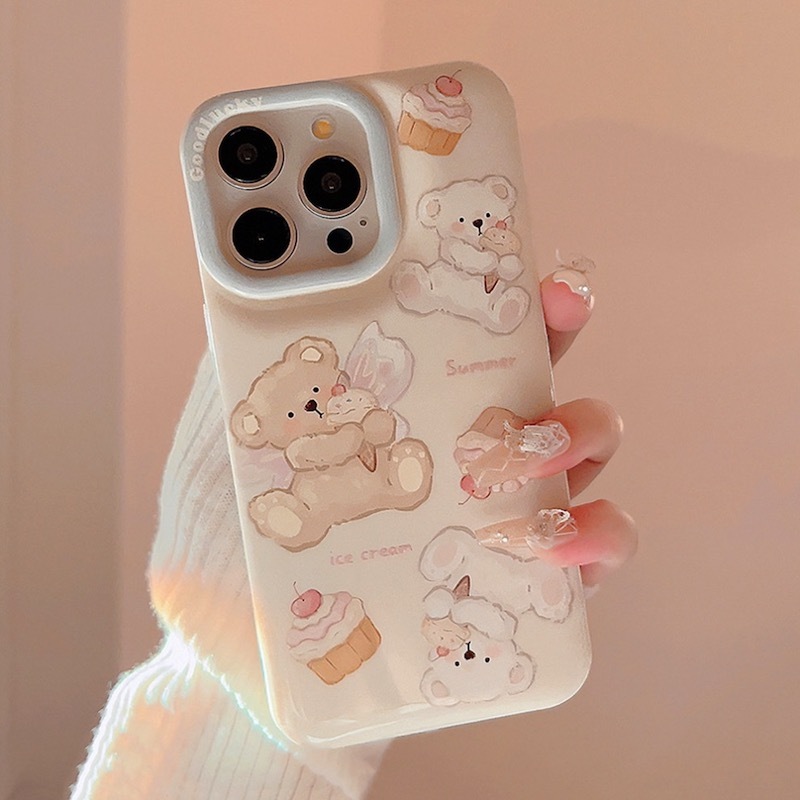 《02171》天使冰淇淋小熊手機殼