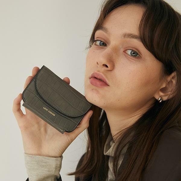 Love Charm Half Moon Wallet