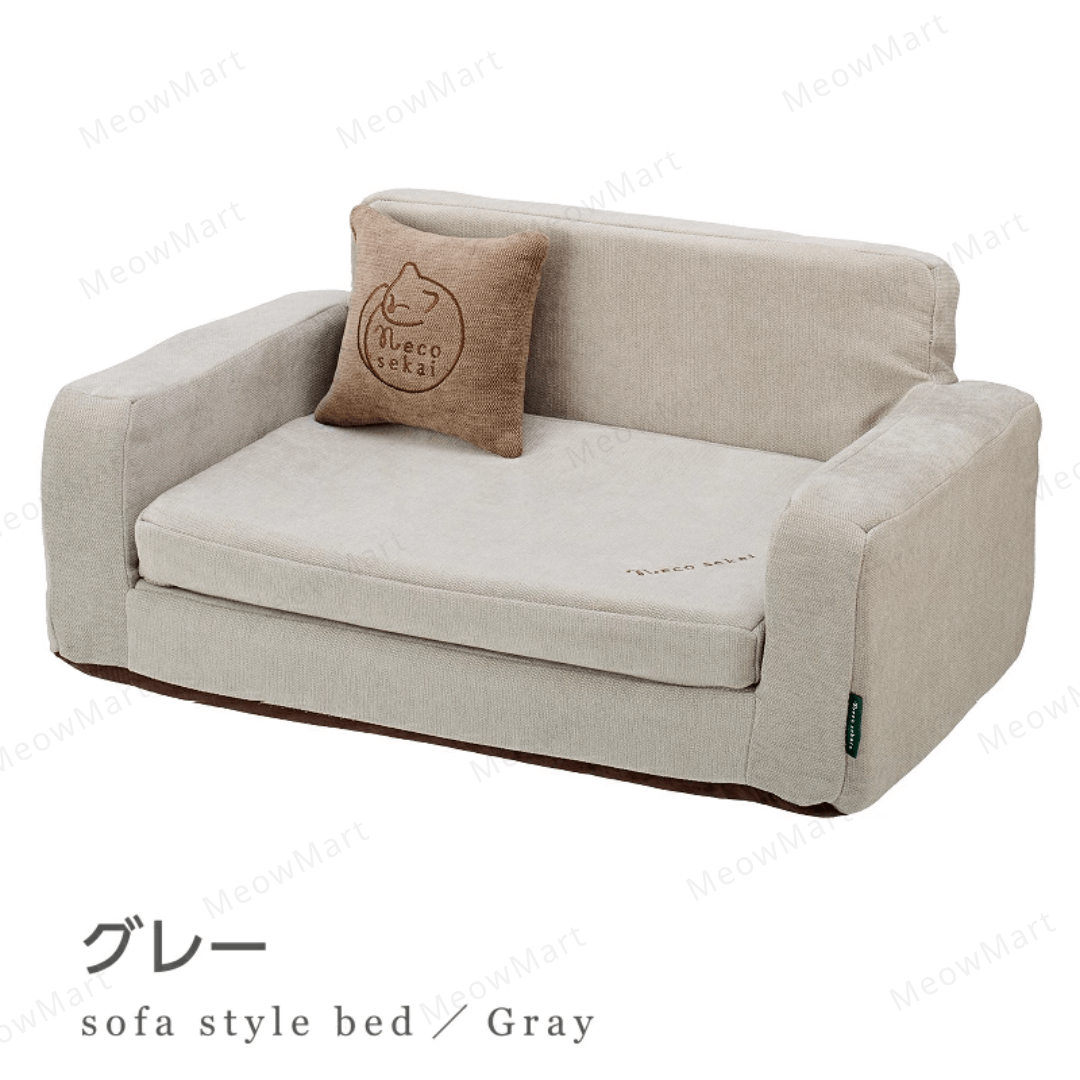 日本 necosekai 貓咪防水梳發床