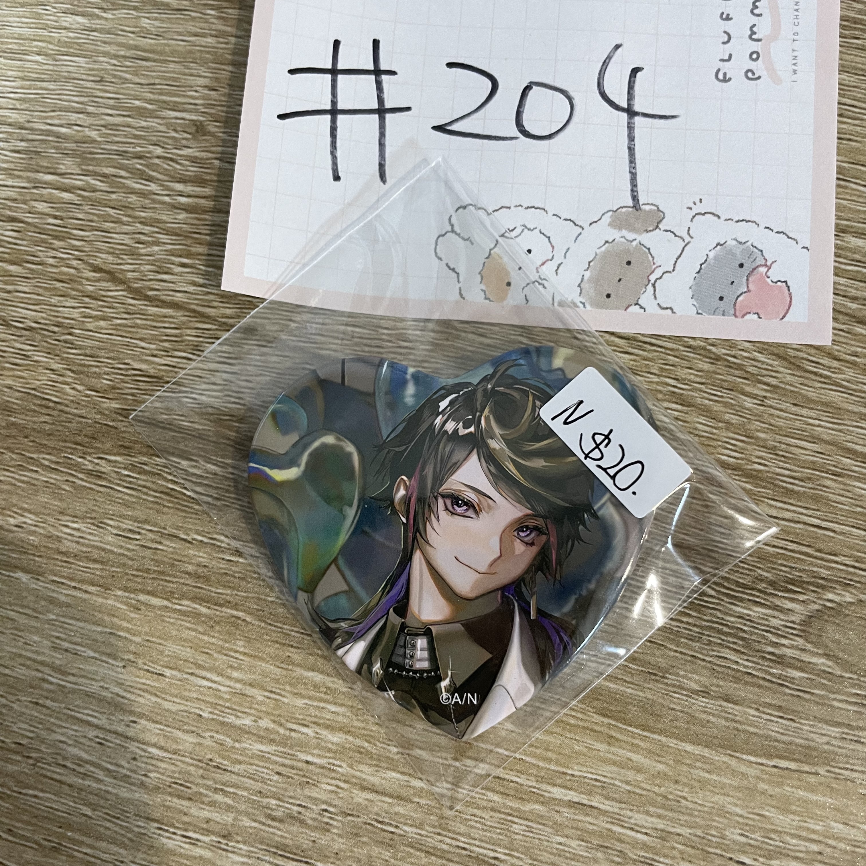 彩虹社 SHU N襟章#204