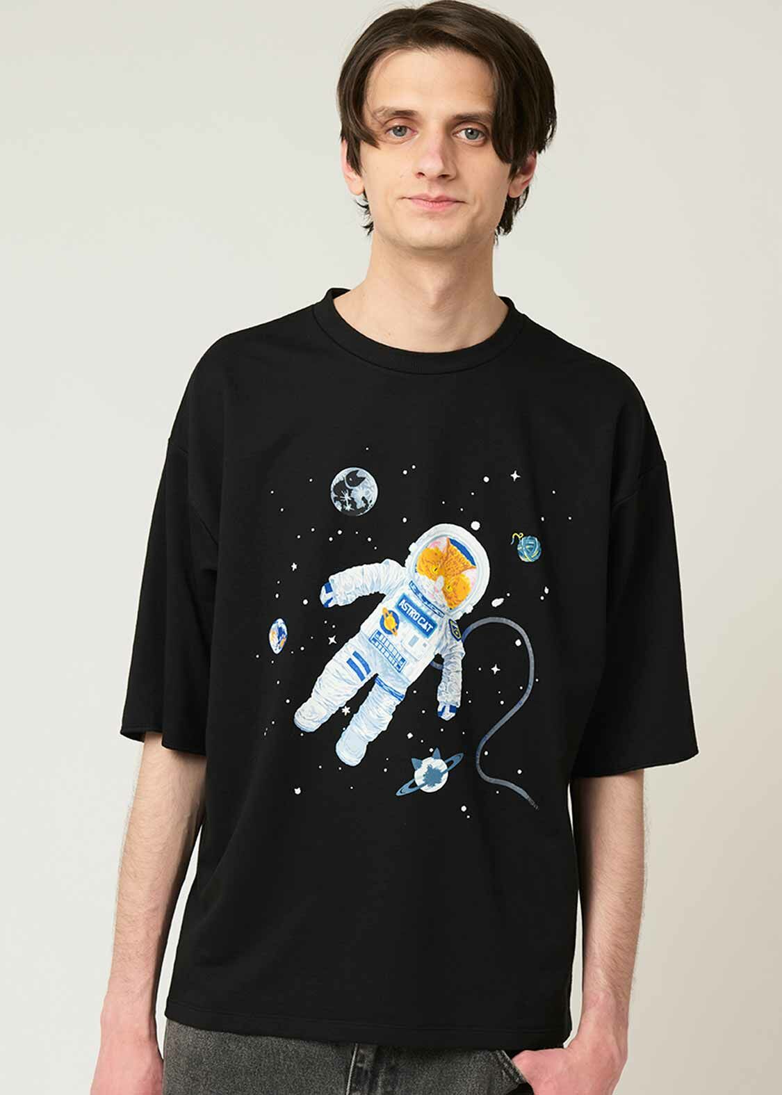 graniph 太空貓T-shirt (男女可著)