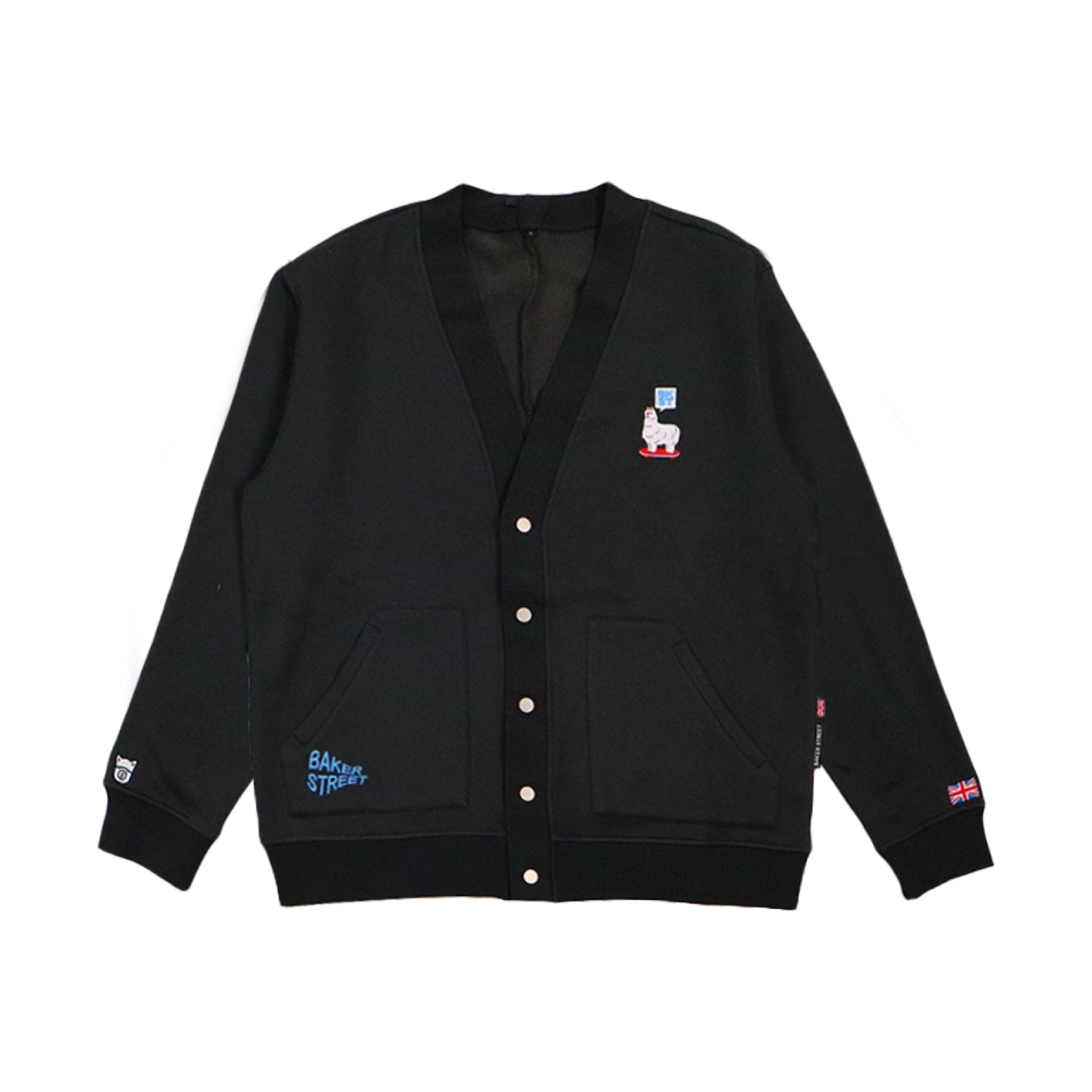 滑板羊駝開衫外套