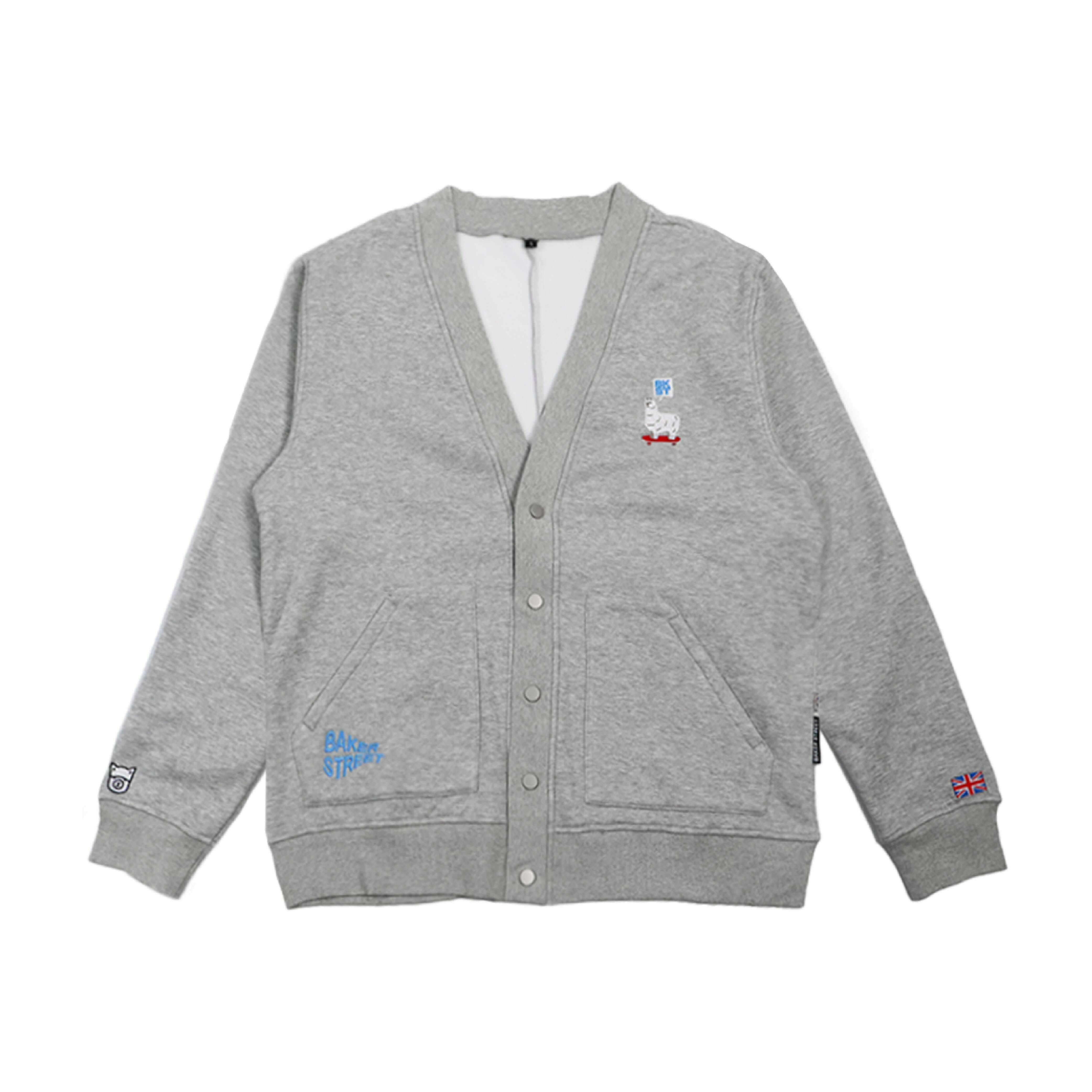 滑板羊駝開衫外套