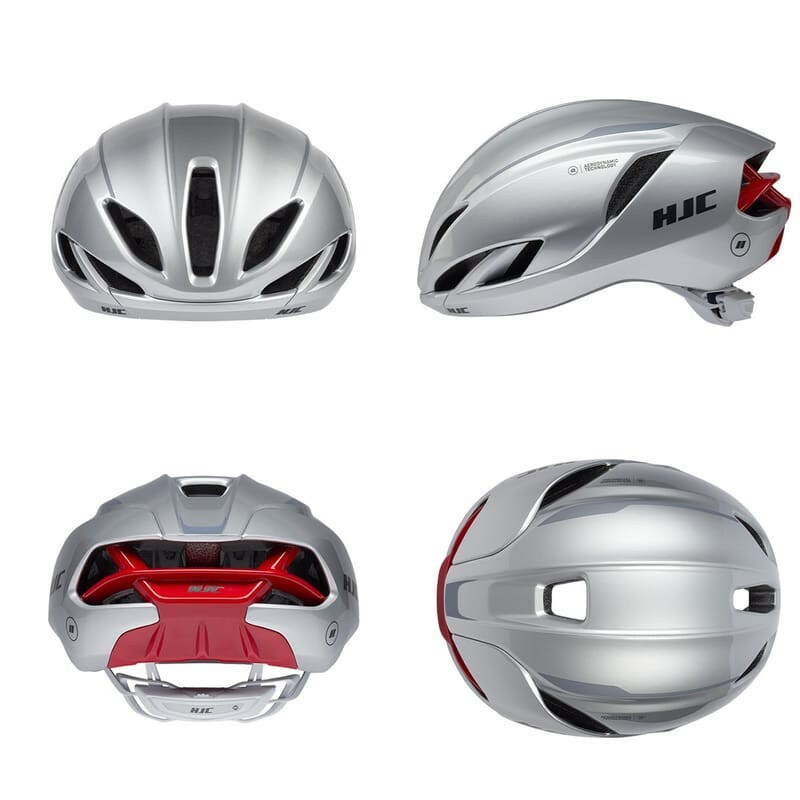 【HJC】Furion 3.0 公路車安全帽 / Silver Red 金屬銀紅